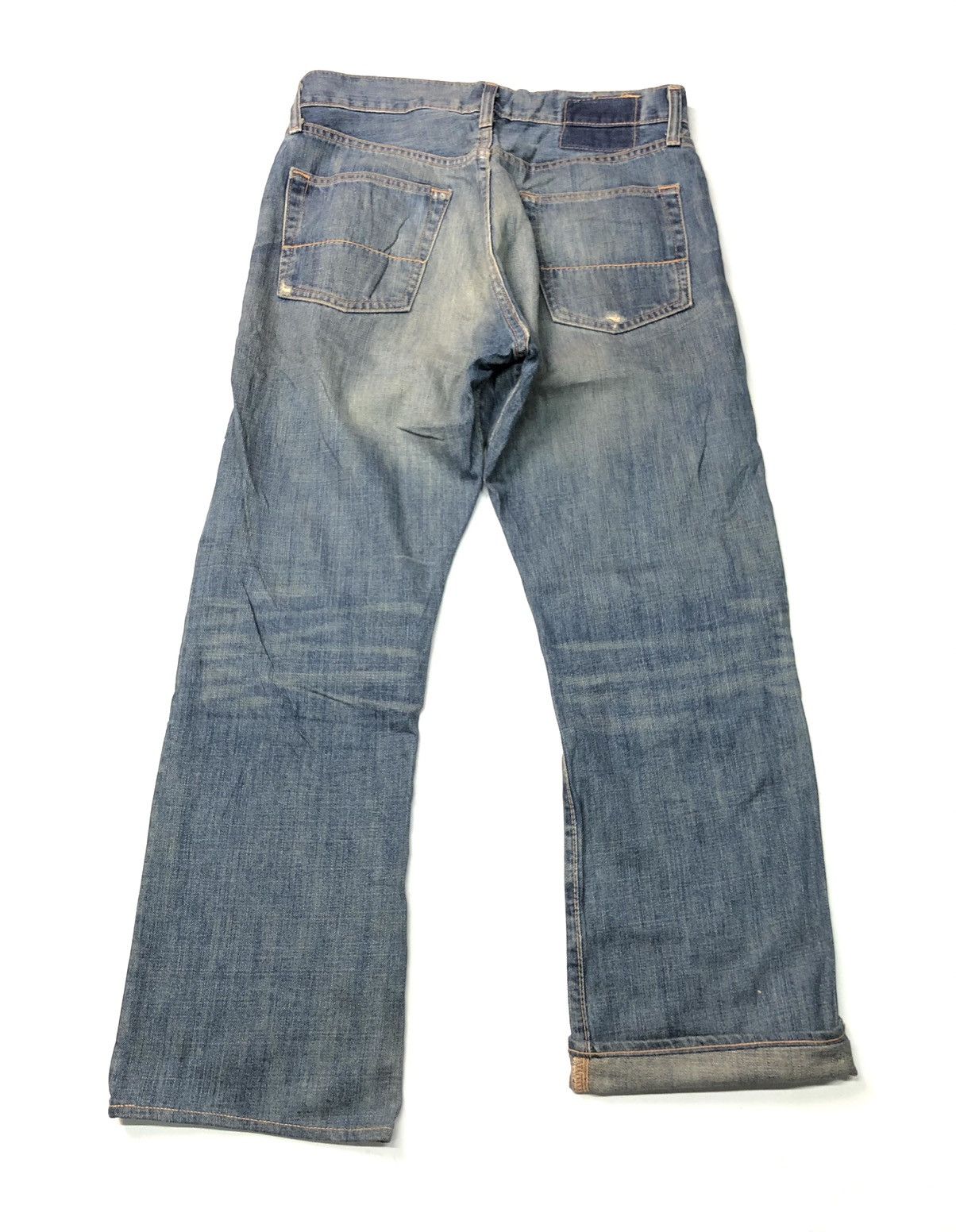 Abercrombie & Fitch × Vintage VINTAGE A&F BLUE WASH DISSTRESSED DENIM Size US 30 / EU 46 - 11 Thumbnail