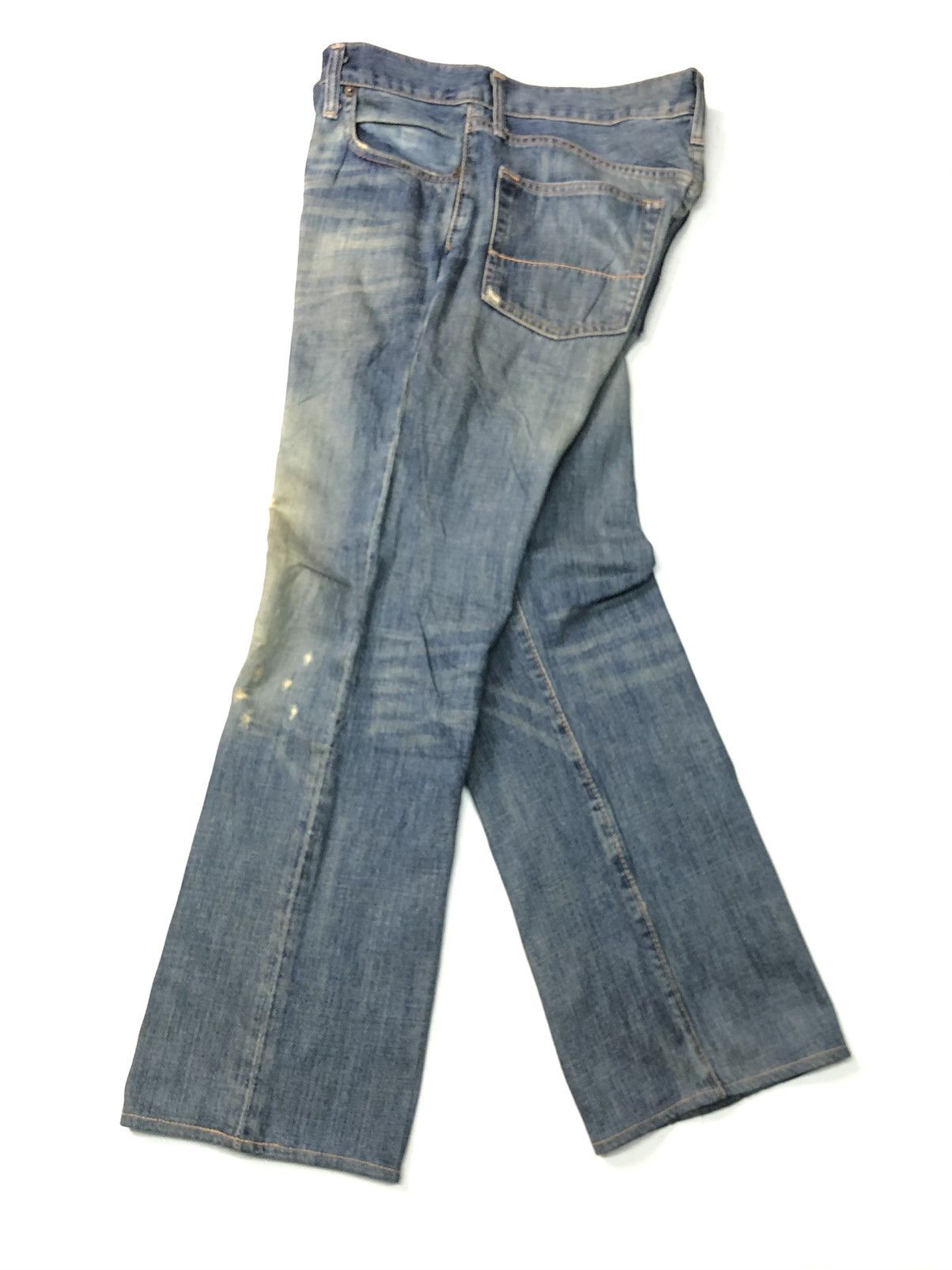 Abercrombie & Fitch × Vintage VINTAGE A&F BLUE WASH DISSTRESSED DENIM Size US 30 / EU 46 - 3 Thumbnail