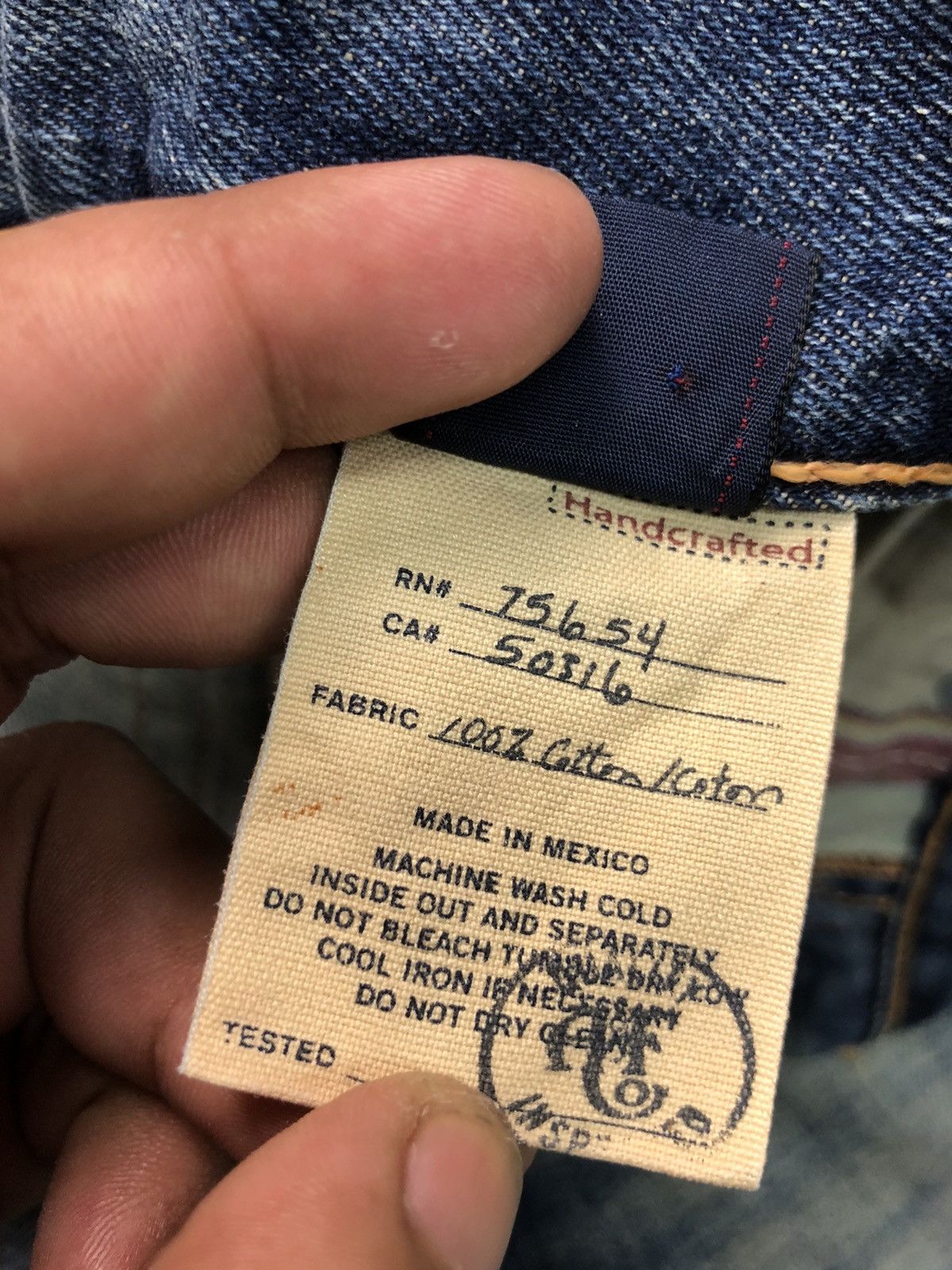 Abercrombie & Fitch × Vintage VINTAGE A&F BLUE WASH DISSTRESSED DENIM Size US 30 / EU 46 - 9 Thumbnail