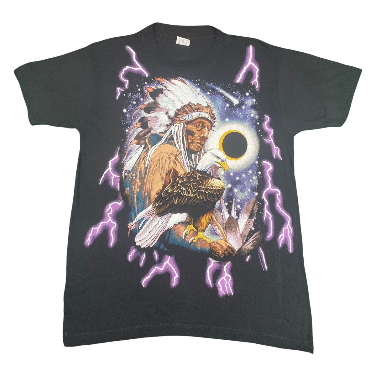 Vintage Vintage American Thunder Native American Shirt Size US L / EU 52-54 / 3 - 1 Thumbnail