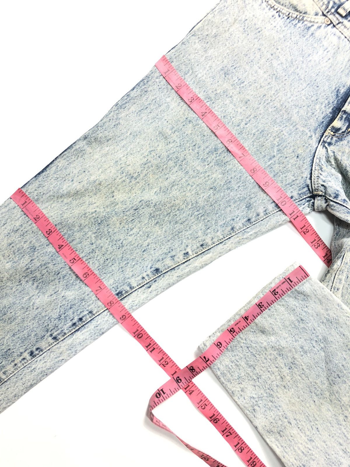 Vintage × Wrangler VINTAGE WRANGLER NY SLIM 915 USA STONE WASH DENIM Size US 28 / EU 44 - 15 Thumbnail