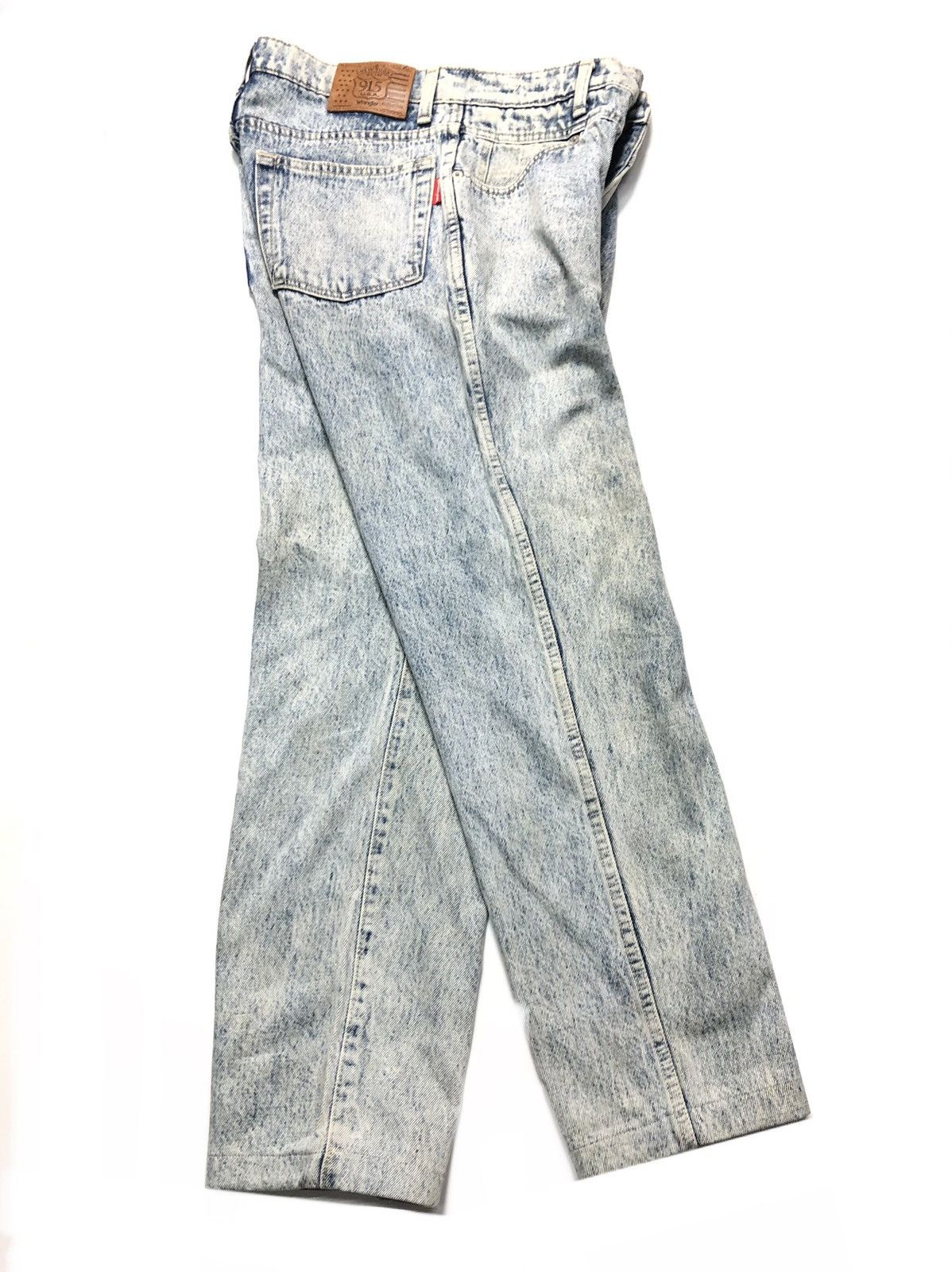 Vintage × Wrangler VINTAGE WRANGLER NY SLIM 915 USA STONE WASH DENIM Size US 28 / EU 44 - 12 Thumbnail