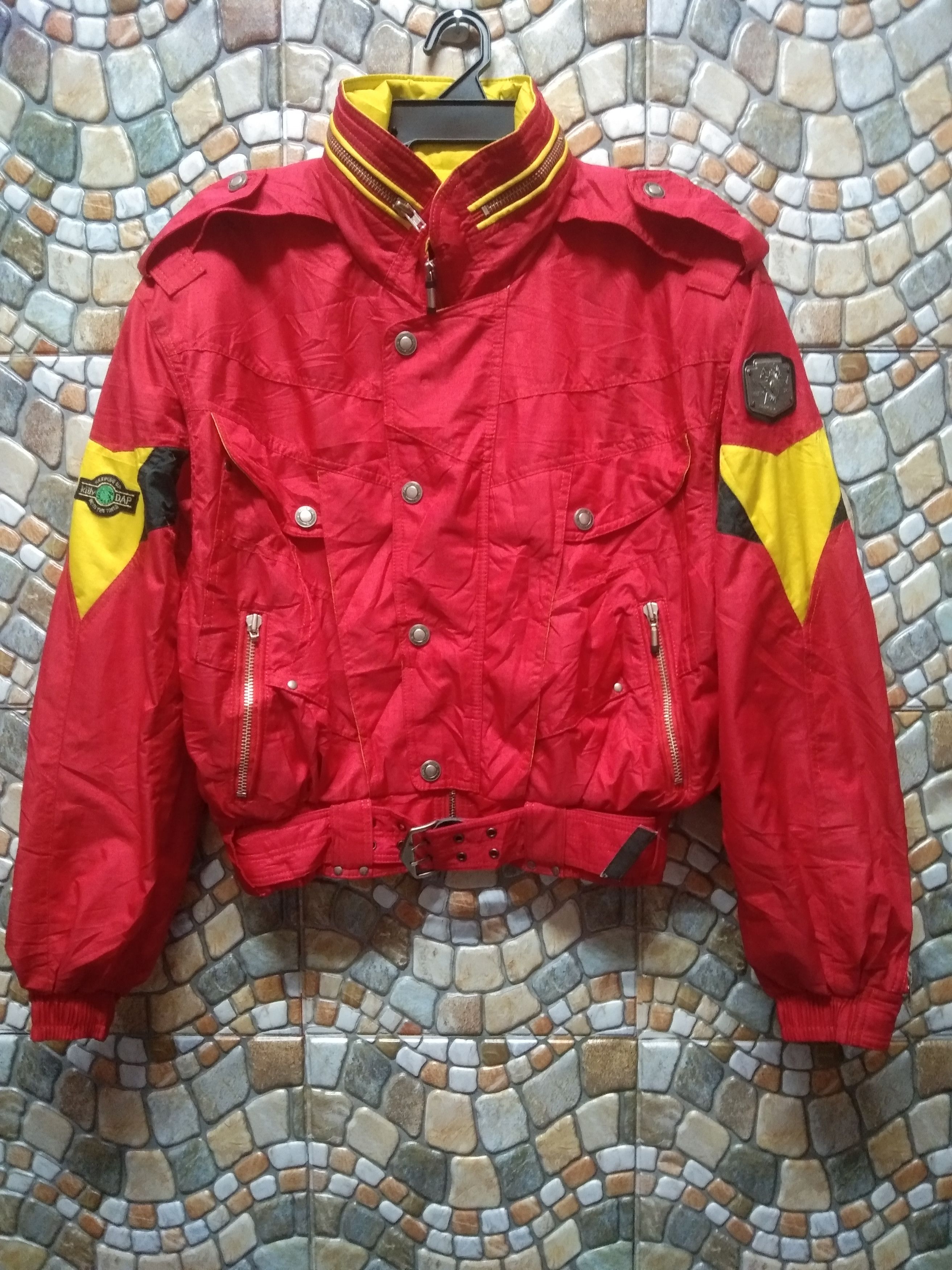 image of Vintage Killy Asics Skiwear in Red, Men's (Size Small)