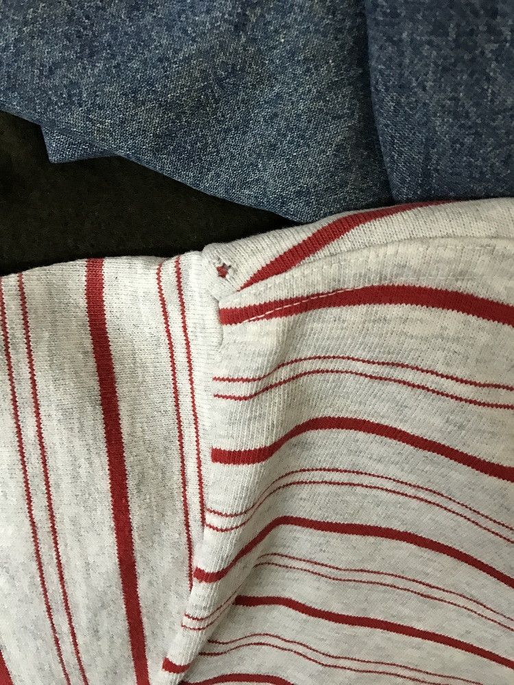 Guess × Vintage Vtg 90s Guess Jeans U.S.A. Embroidered Striped tee Size US S / EU 44-46 / 1 - 5 Thumbnail