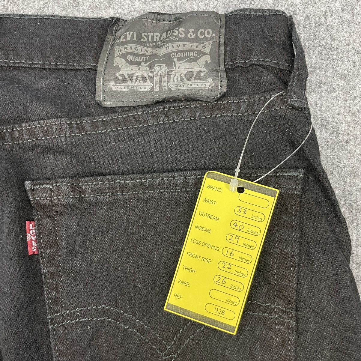 Levi's × Vintage Vintage Levi's Super Black Distressed - wc028 Size US 33 - 9 Thumbnail