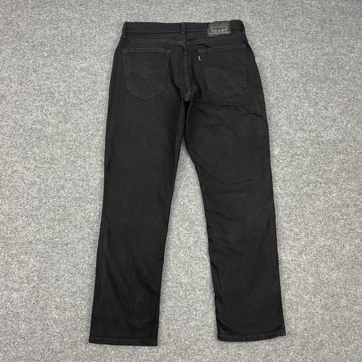Levi's × Vintage Vintage Levi's Super Black Distressed - wc028 Size US 33 - 1 Thumbnail