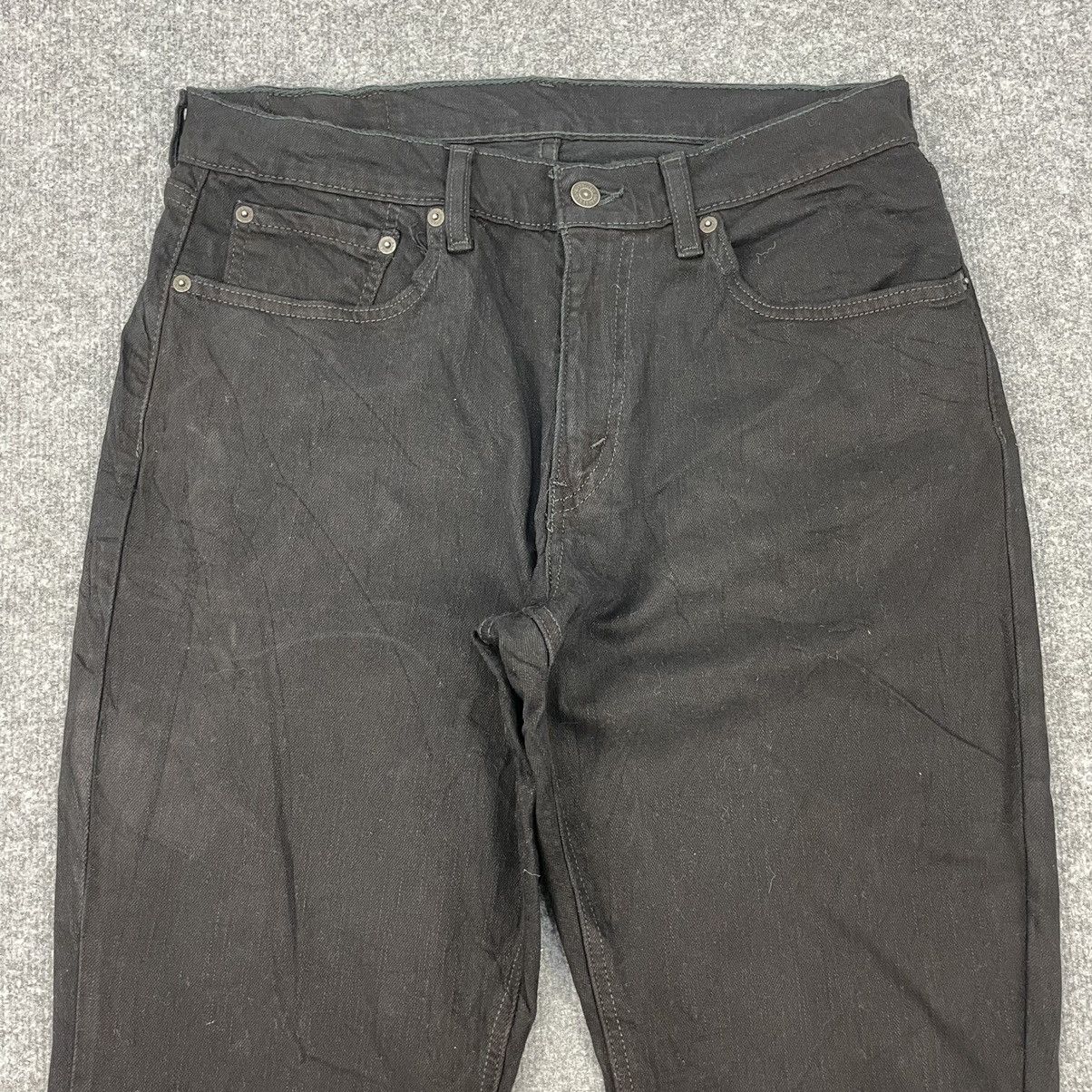 Levi's × Vintage Vintage Levi's Super Black Distressed - wc028 Size US 33 - 4 Thumbnail