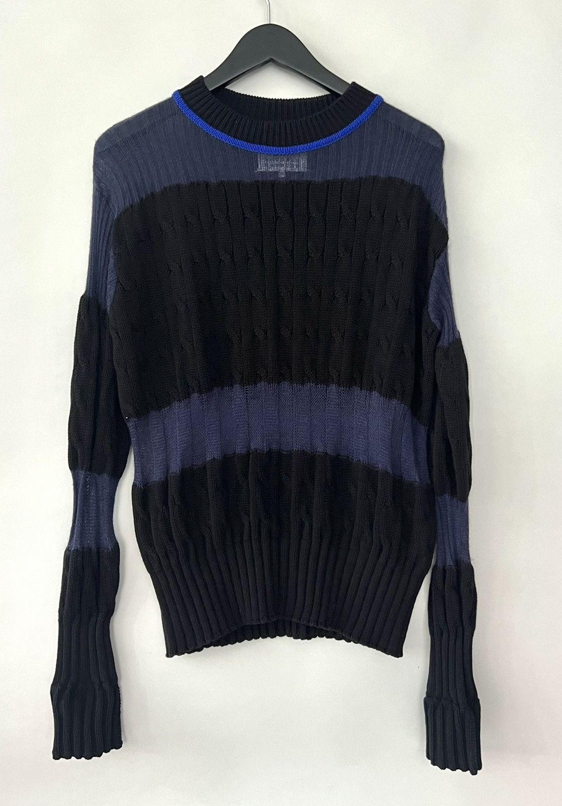 Maison Margiela 🔥SUPER RARE🔥Maison Margiela Striped Knit Sweater Size US S / EU 44-46 / 1 - 1 Thumbnail