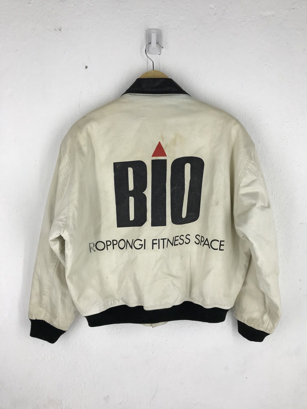 Japanese Brand Bio Roppingi Fitnes SPACE Bomber Jacket Ss 99 Made In Japan Size US M / EU 48-50 / 2 - 1 Thumbnail