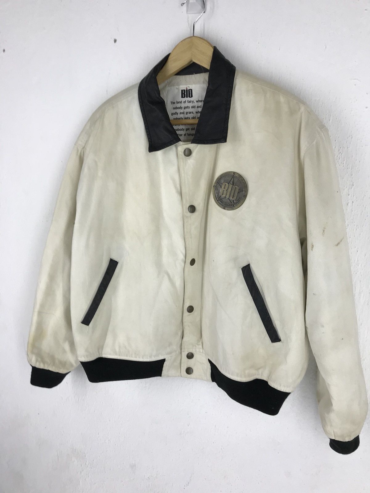 Japanese Brand Bio Roppingi Fitnes SPACE Bomber Jacket Ss 99 Made In Japan Size US M / EU 48-50 / 2 - 3 Thumbnail