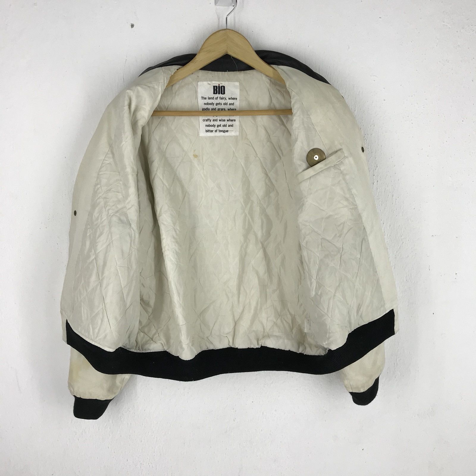 Japanese Brand Bio Roppingi Fitnes SPACE Bomber Jacket Ss 99 Made In Japan Size US M / EU 48-50 / 2 - 5 Thumbnail