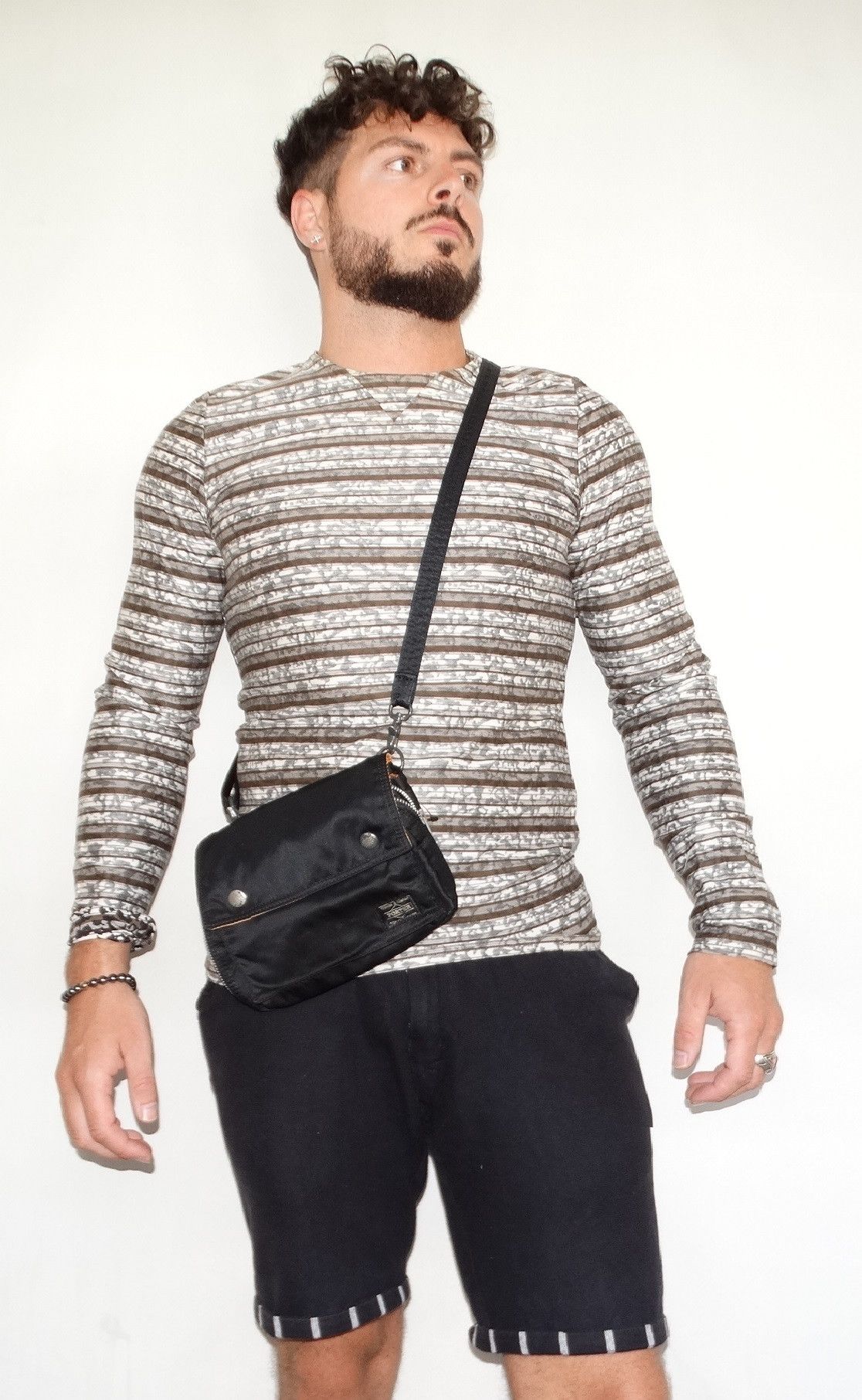 Designer × Stephan Schneider X9 Stephan Schneider reversible Camo stripes tee M Size US M / EU 48-50 / 2 - 11 Thumbnail