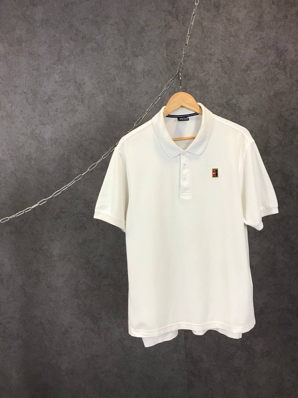 Nike Nike Court vintage streetwear polo tee Size US M / EU 48-50 / 2 - 1 Thumbnail