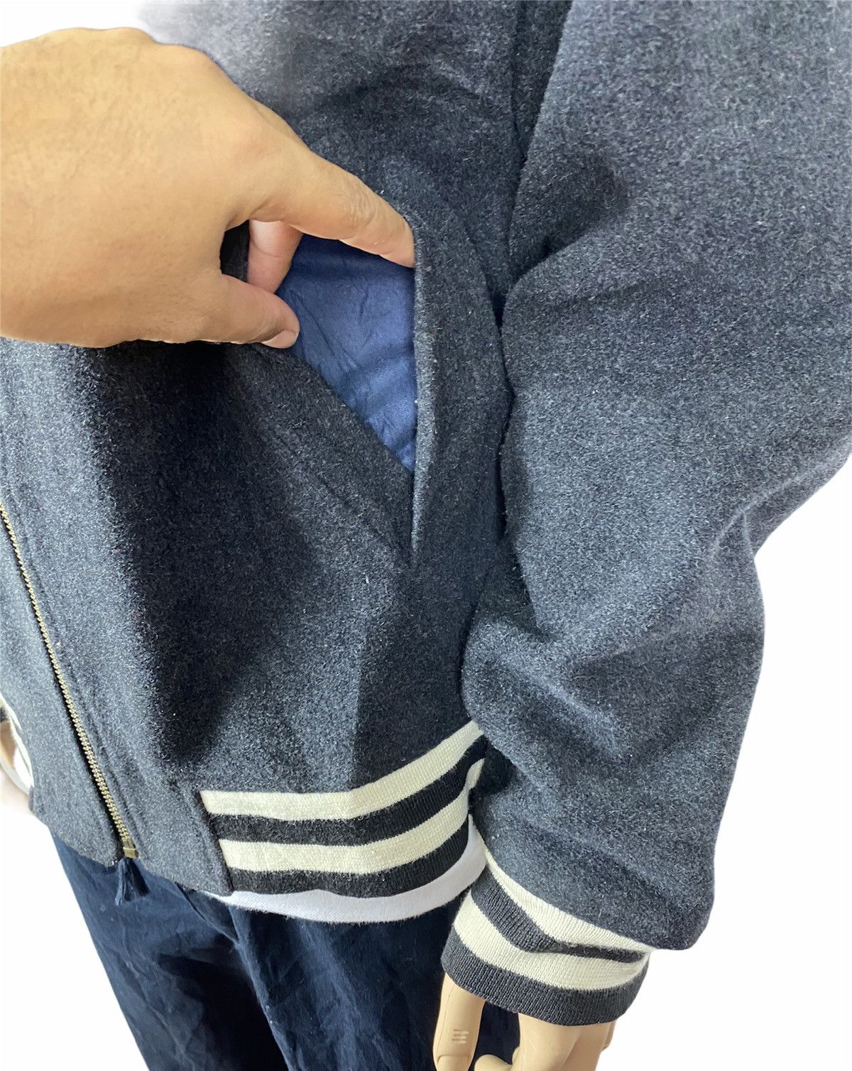 A$AP Rocky × Tommy Hilfiger 🔥TOMMY HILFIGER WOOL LIKE BOMBER JACKET STYLE. Size US M / EU 48-50 / 2 - 10 Thumbnail