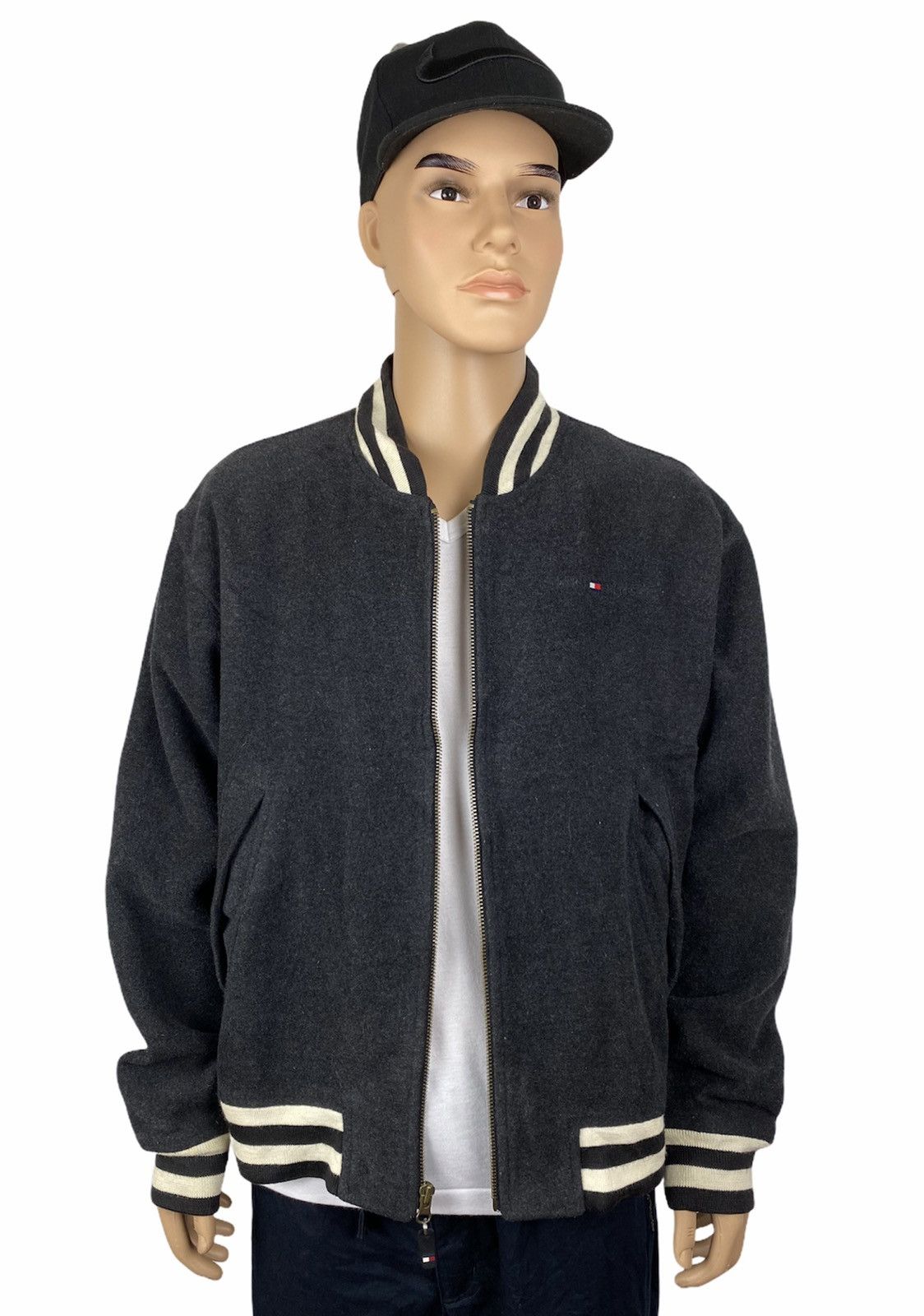 A$AP Rocky × Tommy Hilfiger 🔥TOMMY HILFIGER WOOL LIKE BOMBER JACKET STYLE. Size US M / EU 48-50 / 2 - 4 Thumbnail