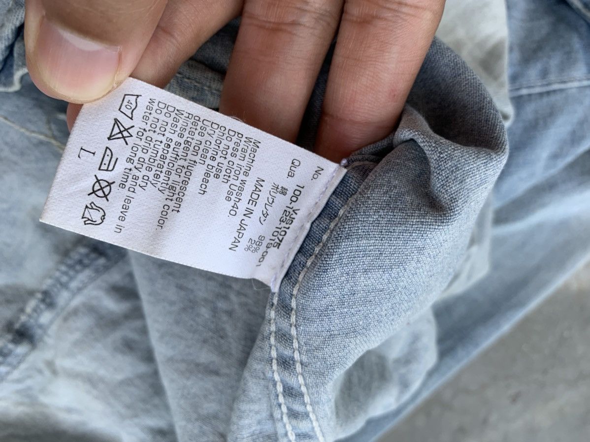 Vanquish JapaneseBrand Vanquish Rock Button Denim Shirt Size US S / EU 44-46 / 1 - 5 Thumbnail