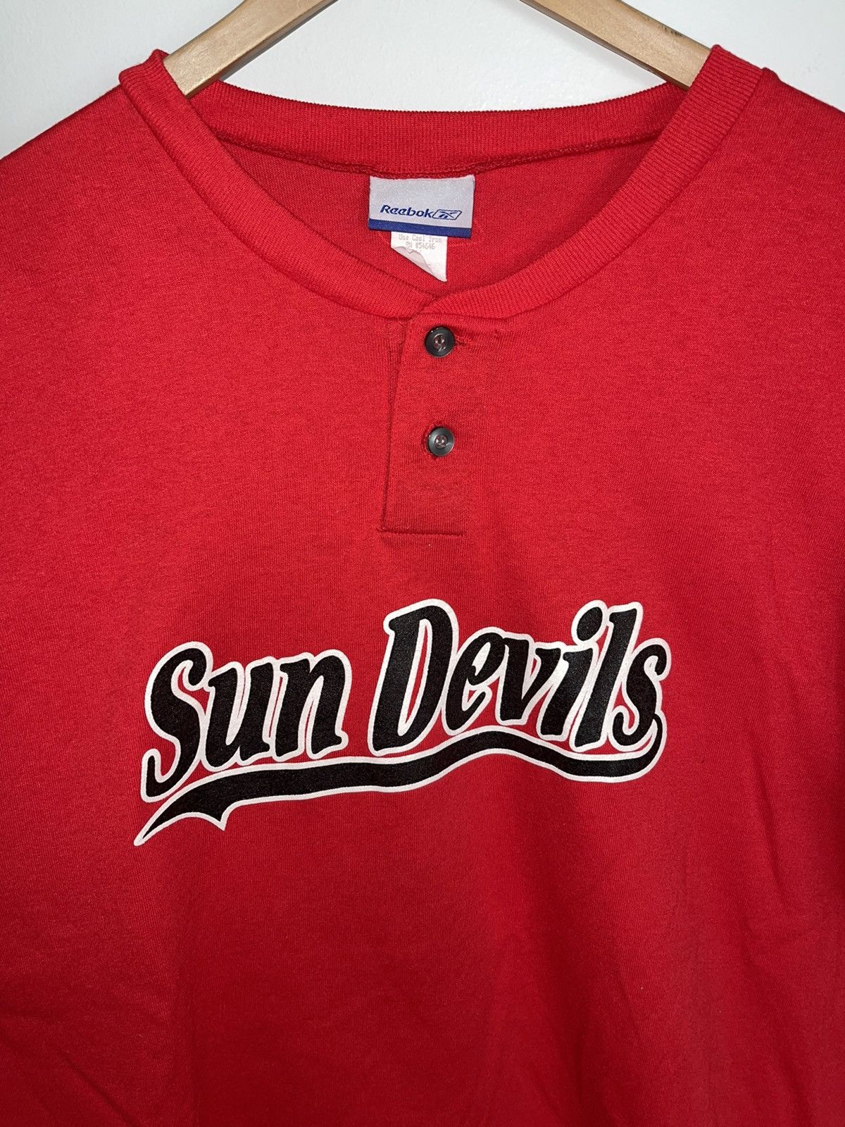 Reebok Vintage Reebok Sundevils Jersey Tee Size US XL / EU 56 / 4 - 2 Thumbnail