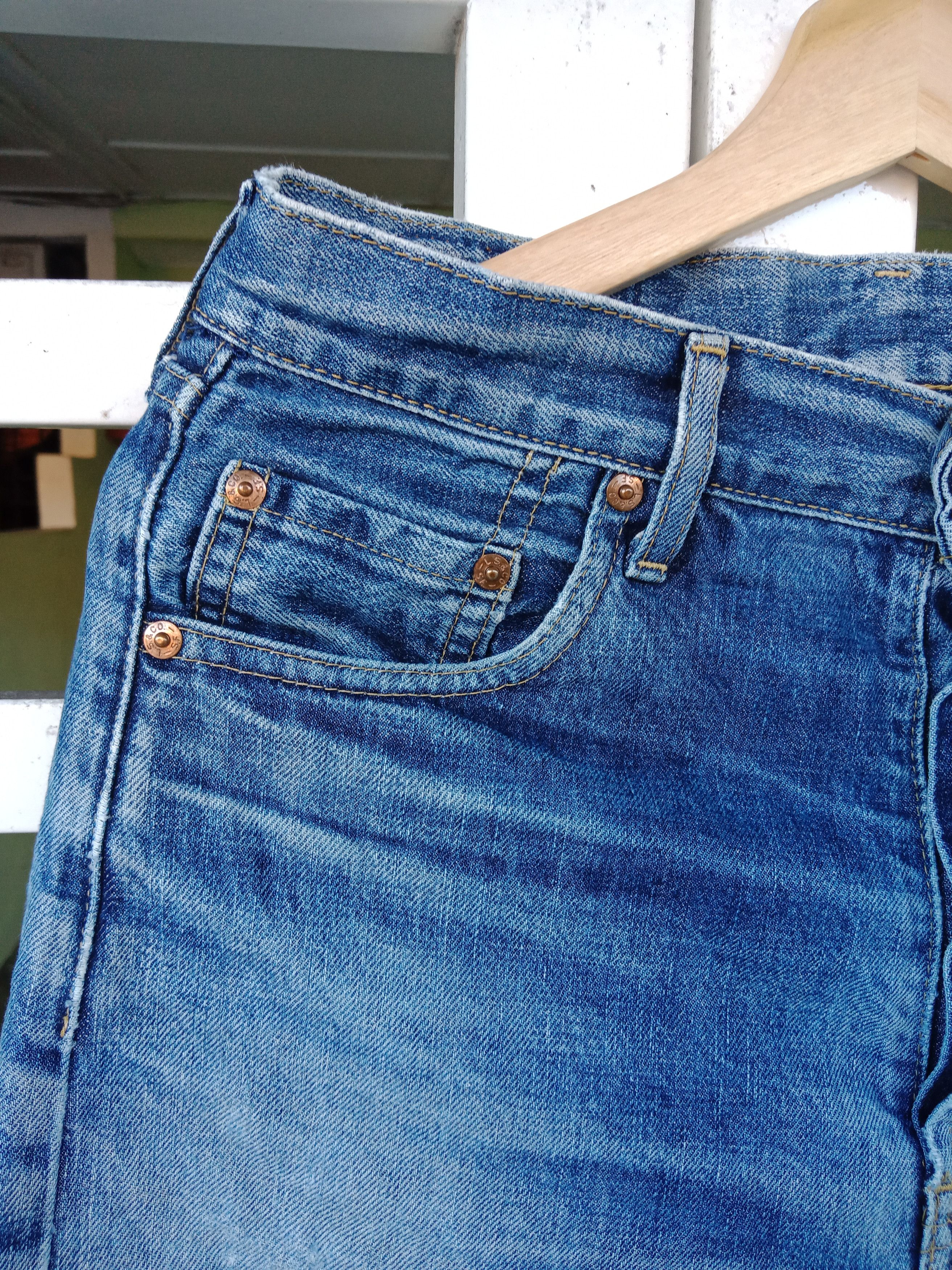 Levi's Levi's 503 Selvedge Distressed Denim Size US 30 / EU 46 - 8 Thumbnail