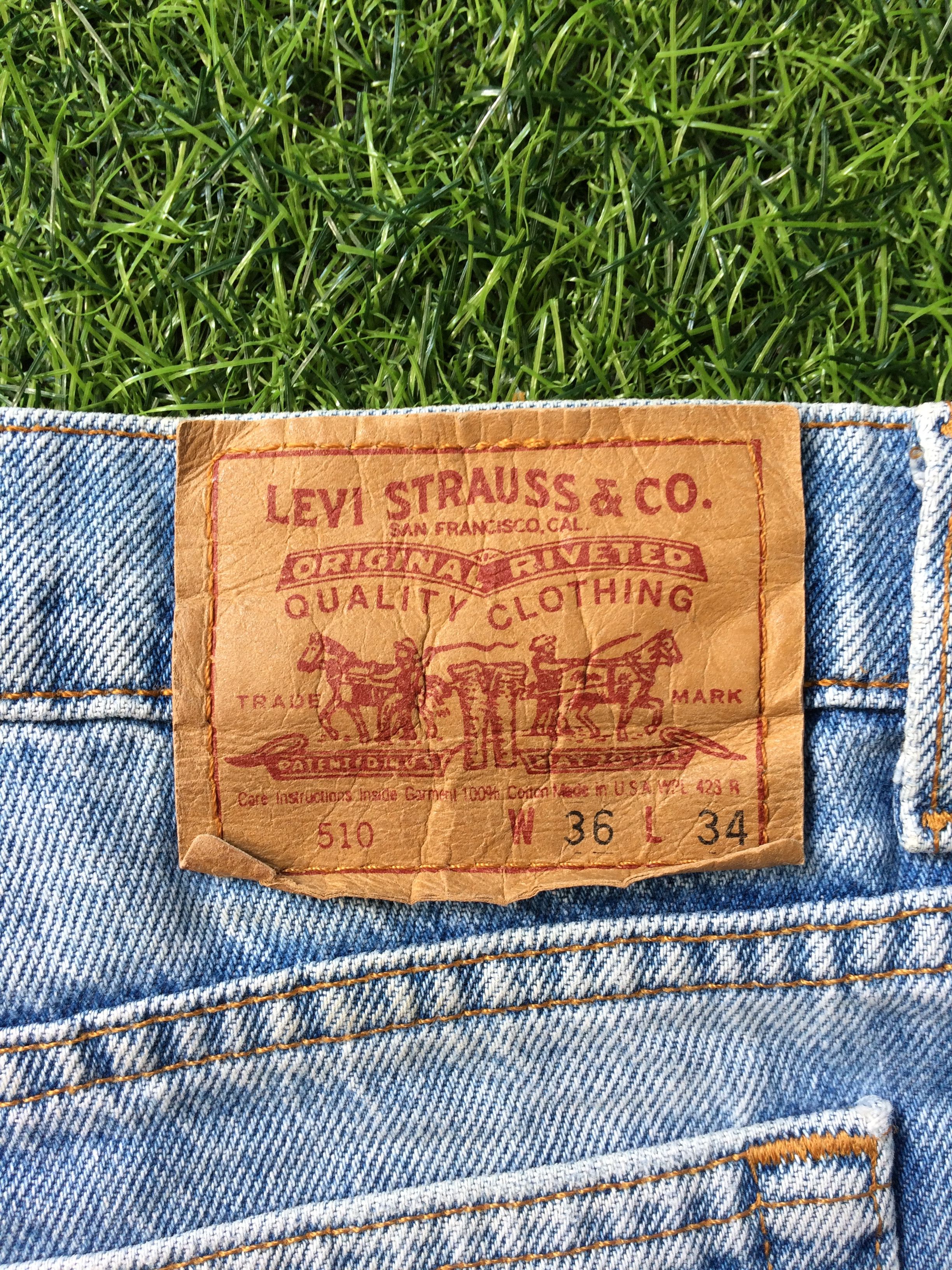 Levi's × Vintage Levis 510 Distressed Jeans #B-830 Size US 33 - 9 Thumbnail