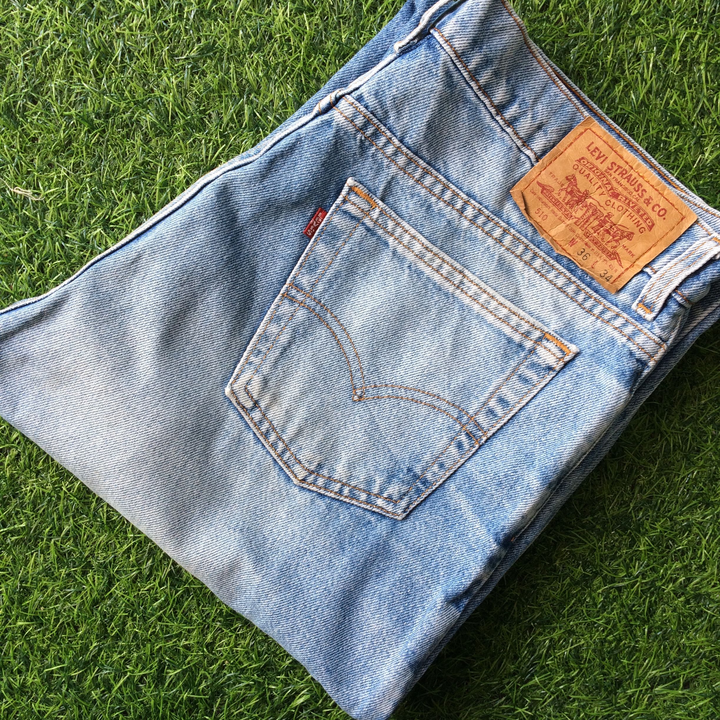 Levi's × Vintage Levis 510 Distressed Jeans #B-830 Size US 33 - 8 Thumbnail