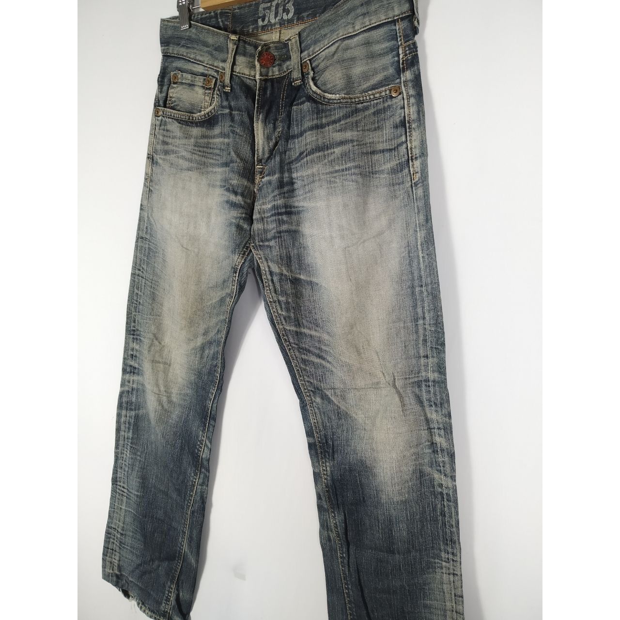 Denime × Edwin × Japanese Brand Vintage Edwin Blue Trip 503 Edwin Denim Jeans Size US 31 - 3 Thumbnail
