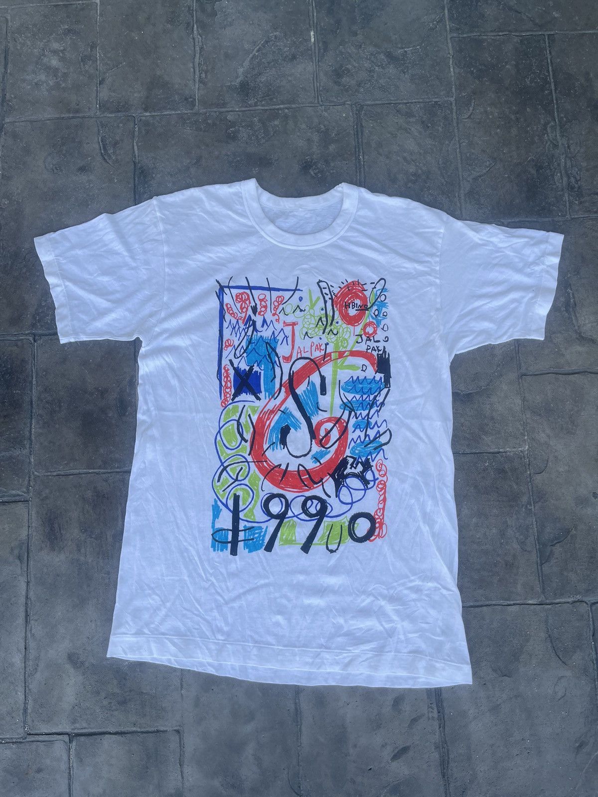 Kansai Yamamoto JAPAN MADE Jalpak 1990 Pop Art Tee Size US M / EU 48-50 / 2 - 1 Thumbnail