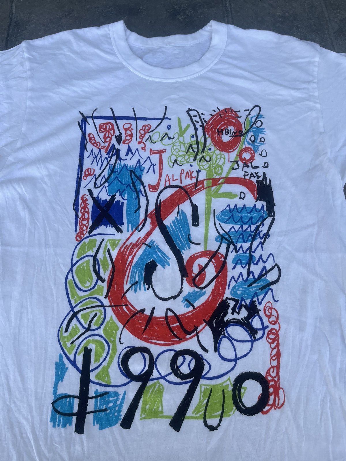 Kansai Yamamoto JAPAN MADE Jalpak 1990 Pop Art Tee Size US M / EU 48-50 / 2 - 2 Thumbnail