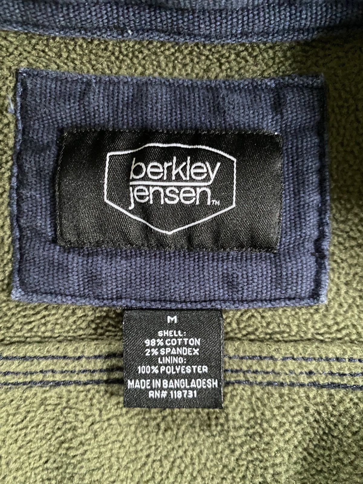 Vintage Vintage 90’s Berkley Jensen Snap Button Shirt Jacket Size US M / EU 48-50 / 2 - 4 Thumbnail