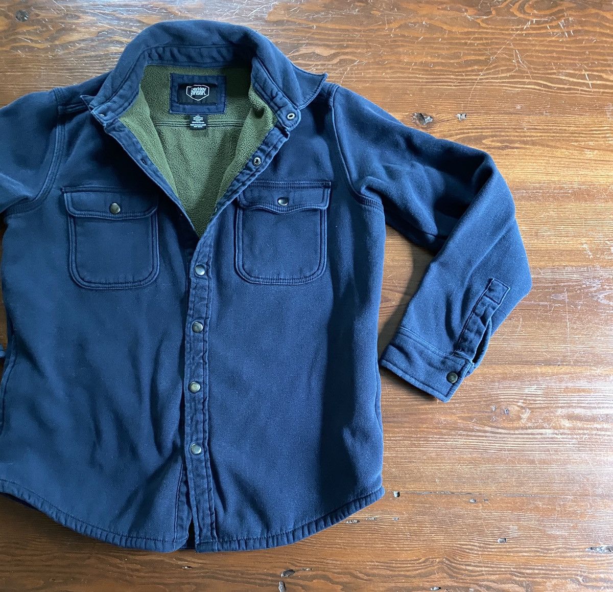 Vintage Vintage 90’s Berkley Jensen Snap Button Shirt Jacket Size US M / EU 48-50 / 2 - 1 Thumbnail