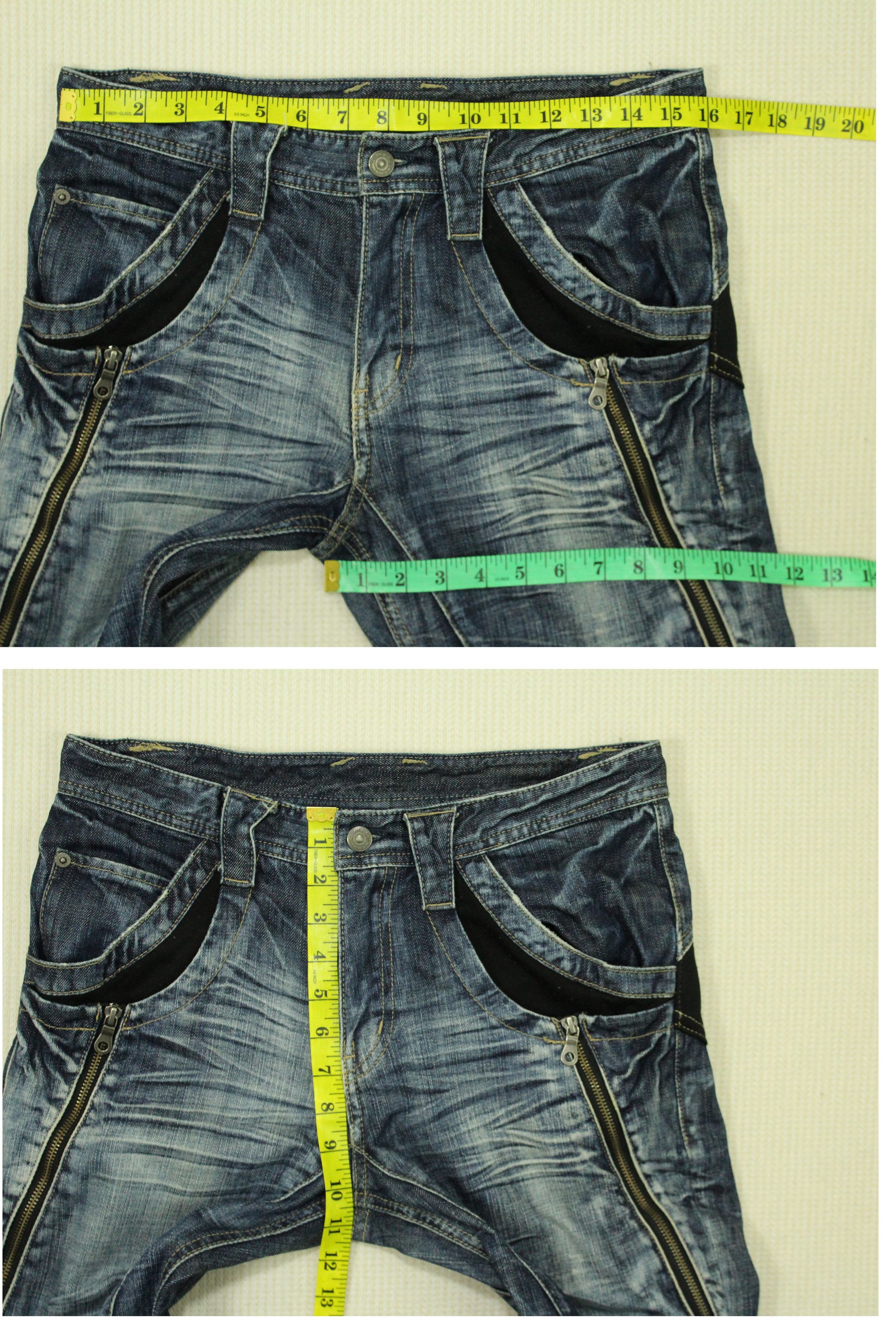 PPFM PPFM Pants Denim Zipper Utility Biker Distressed style Size US 32 / EU 48 - 16 Thumbnail
