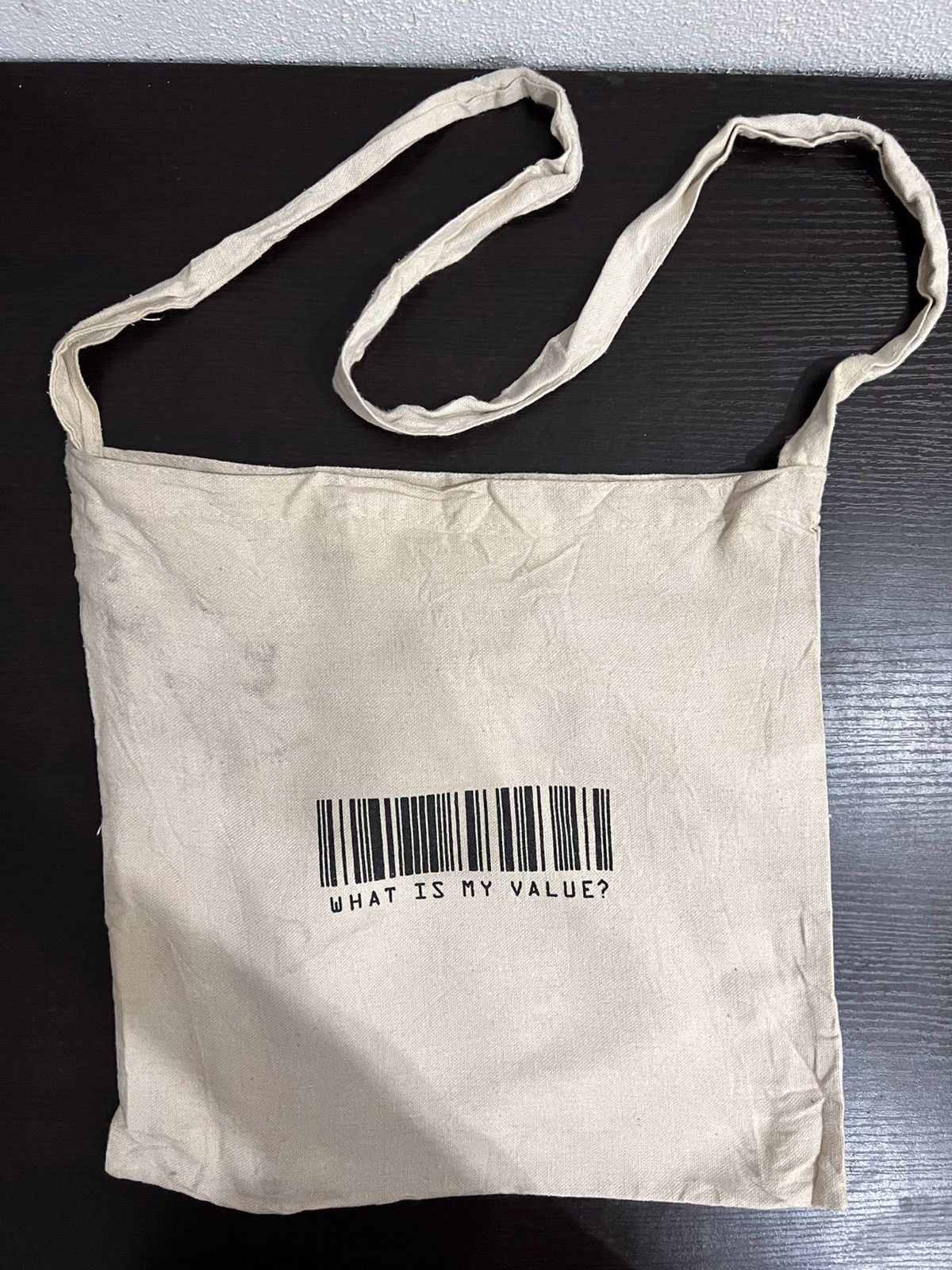 Japanese Brand Barcode Plain Sling bag Size ONE SIZE - 3 Thumbnail