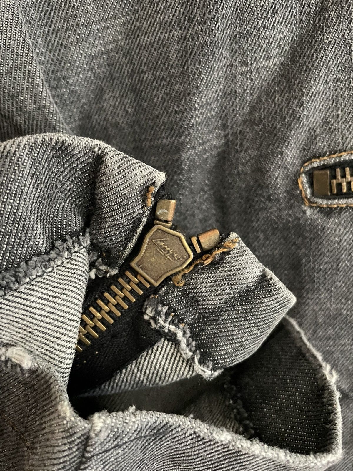 Dolce & Gabbana Dolce Gabbana denim Raw aw2002 Distressed Cargo Biker Laces Size 33" - 15 Thumbnail