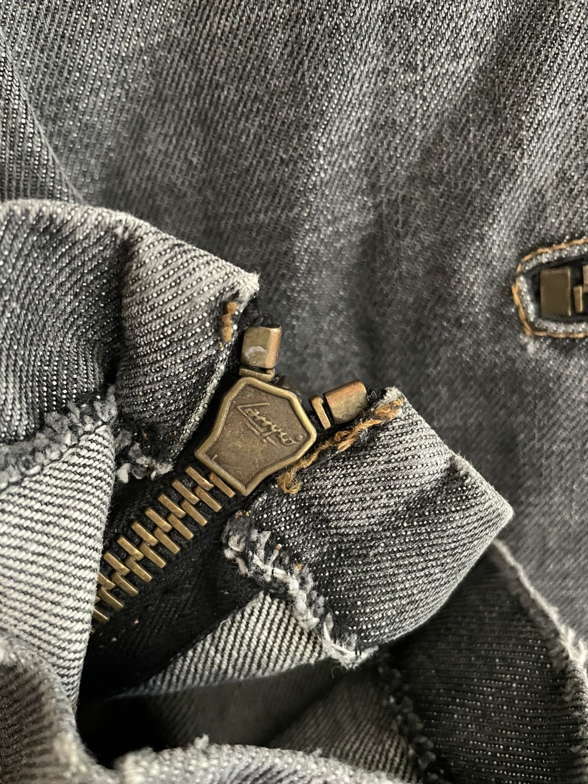 Dolce & Gabbana Dolce Gabbana denim Raw aw2002 Distressed Cargo Biker Laces Size 33" - 14 Thumbnail