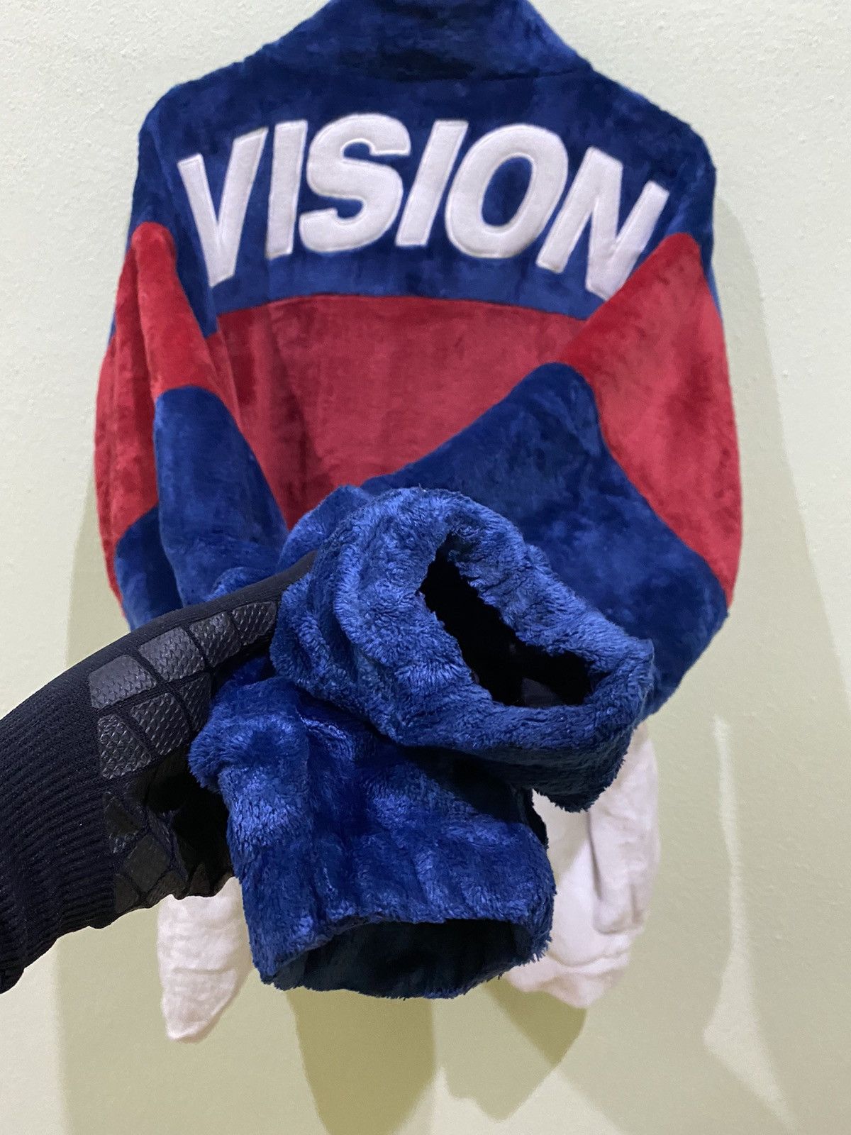 Vision Streetwear VISION STREETWEAR FLEECE SWEATER FRANCE FLAG DESIGN Size US L / EU 52-54 / 3 - 10 Thumbnail