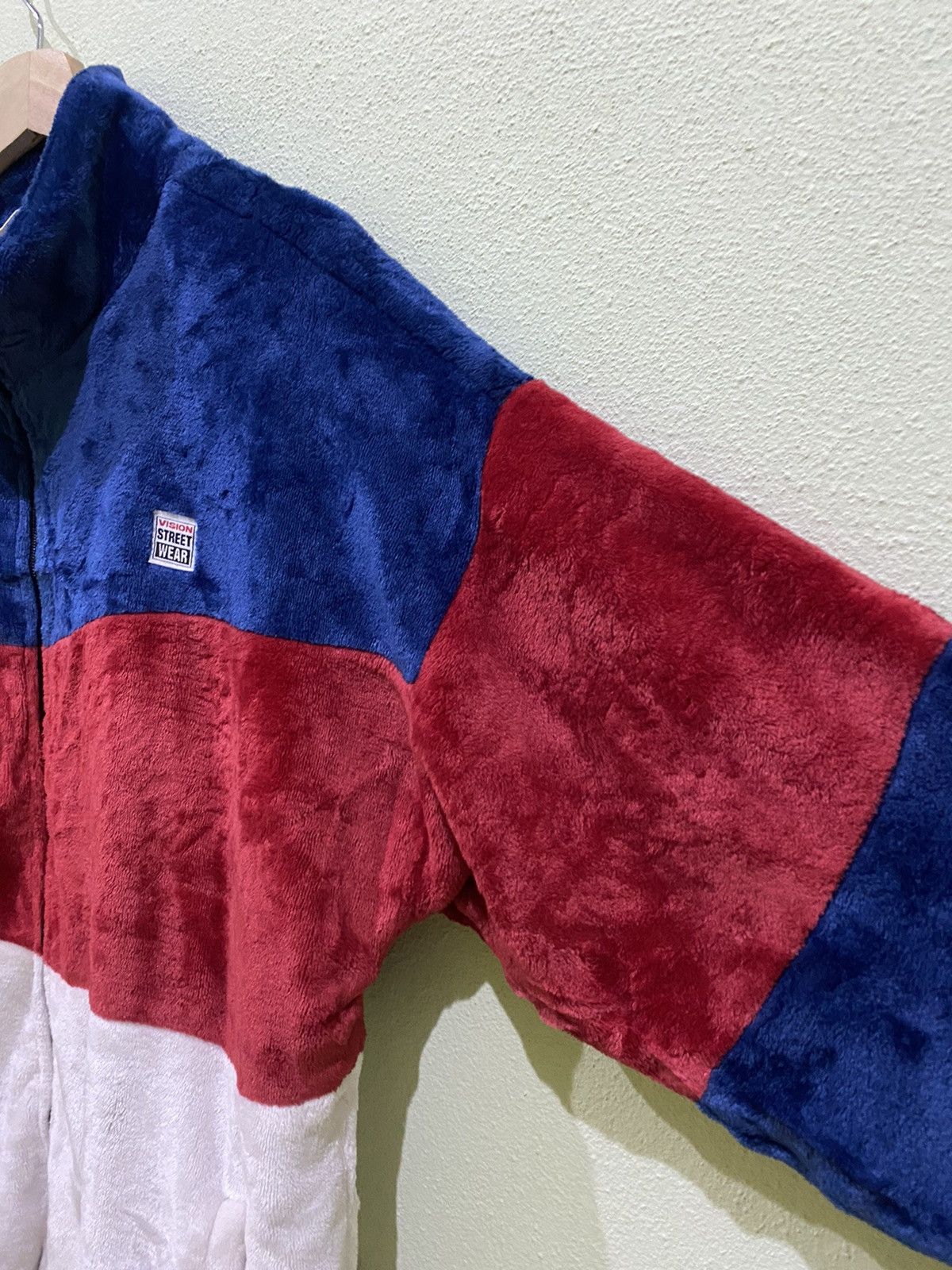 Vision Streetwear VISION STREETWEAR FLEECE SWEATER FRANCE FLAG DESIGN Size US L / EU 52-54 / 3 - 6 Thumbnail