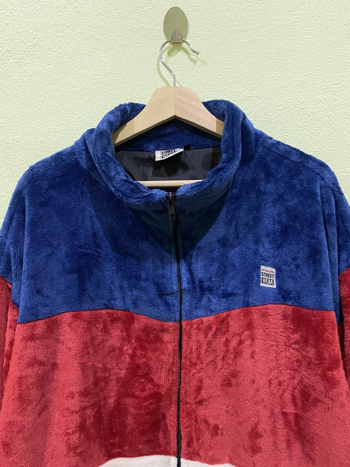 Vision Streetwear VISION STREETWEAR FLEECE SWEATER FRANCE FLAG DESIGN Size US L / EU 52-54 / 3 - 4 Thumbnail