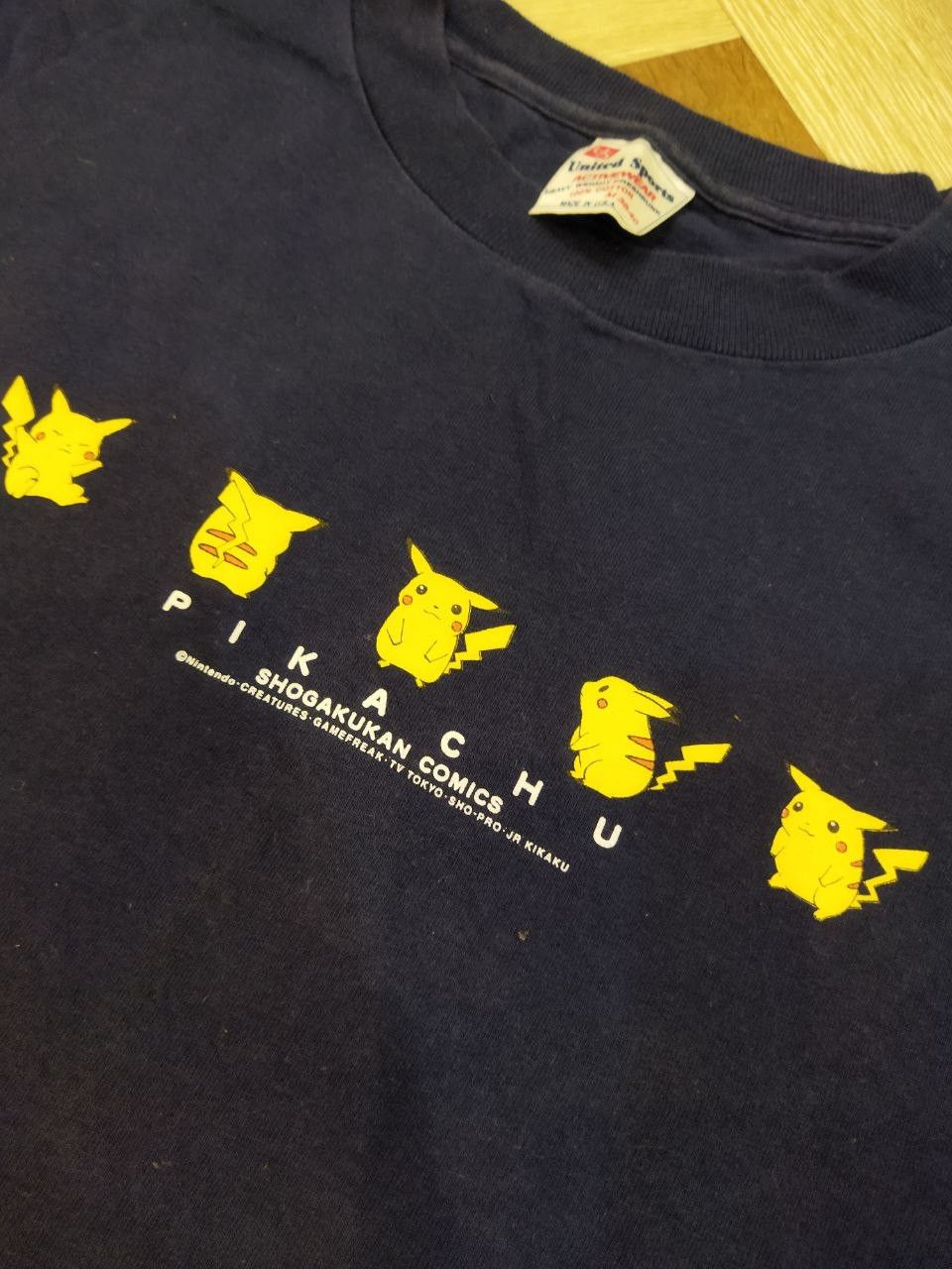 Cartoon Network Vintage Pikachu Shogakukan Comic Nintendo Tshirt Size US M / EU 48-50 / 2 - 4 Thumbnail