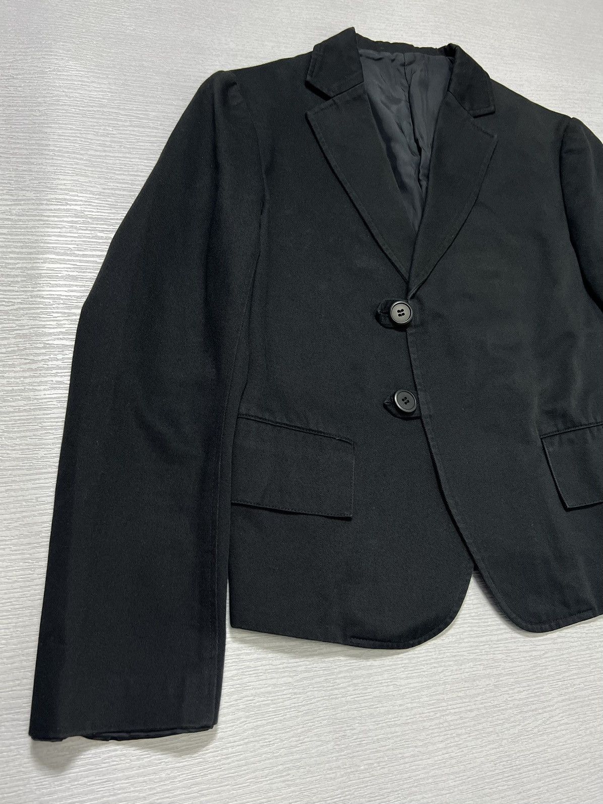 Yohji Yamamoto Y’s by Yohji Yamamoto Red Label - Cropped Blazer Size S / US 4 / IT 40 - 6 Thumbnail
