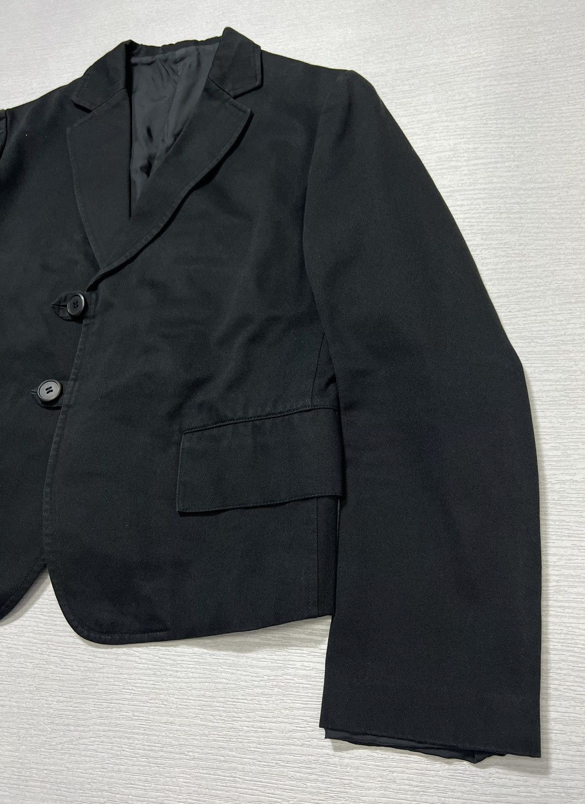 Yohji Yamamoto Y’s by Yohji Yamamoto Red Label - Cropped Blazer Size S / US 4 / IT 40 - 7 Thumbnail