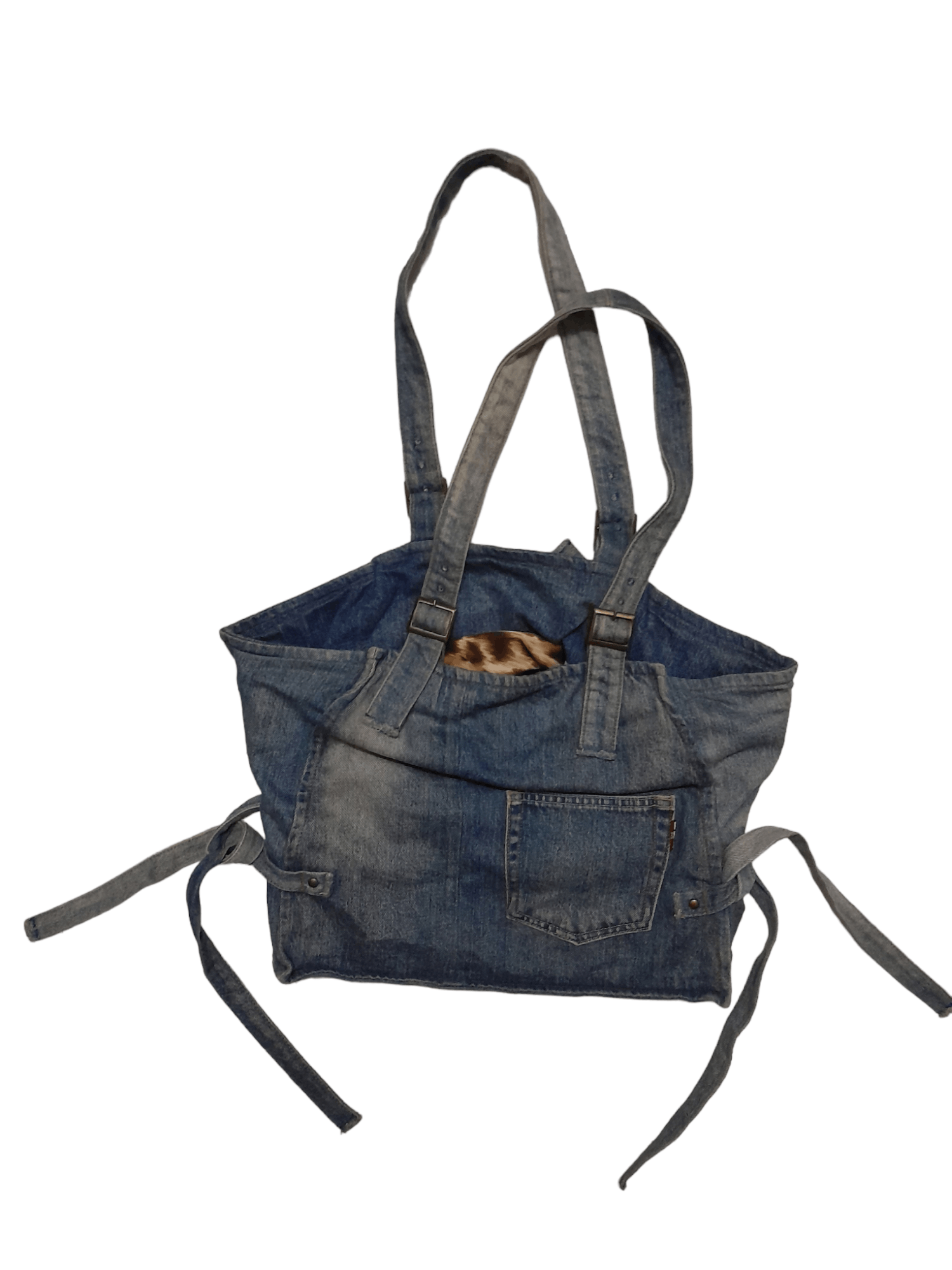 Japanese Brand RNA Bondage Denim Bag (E523) Size ONE SIZE - 1 Thumbnail
