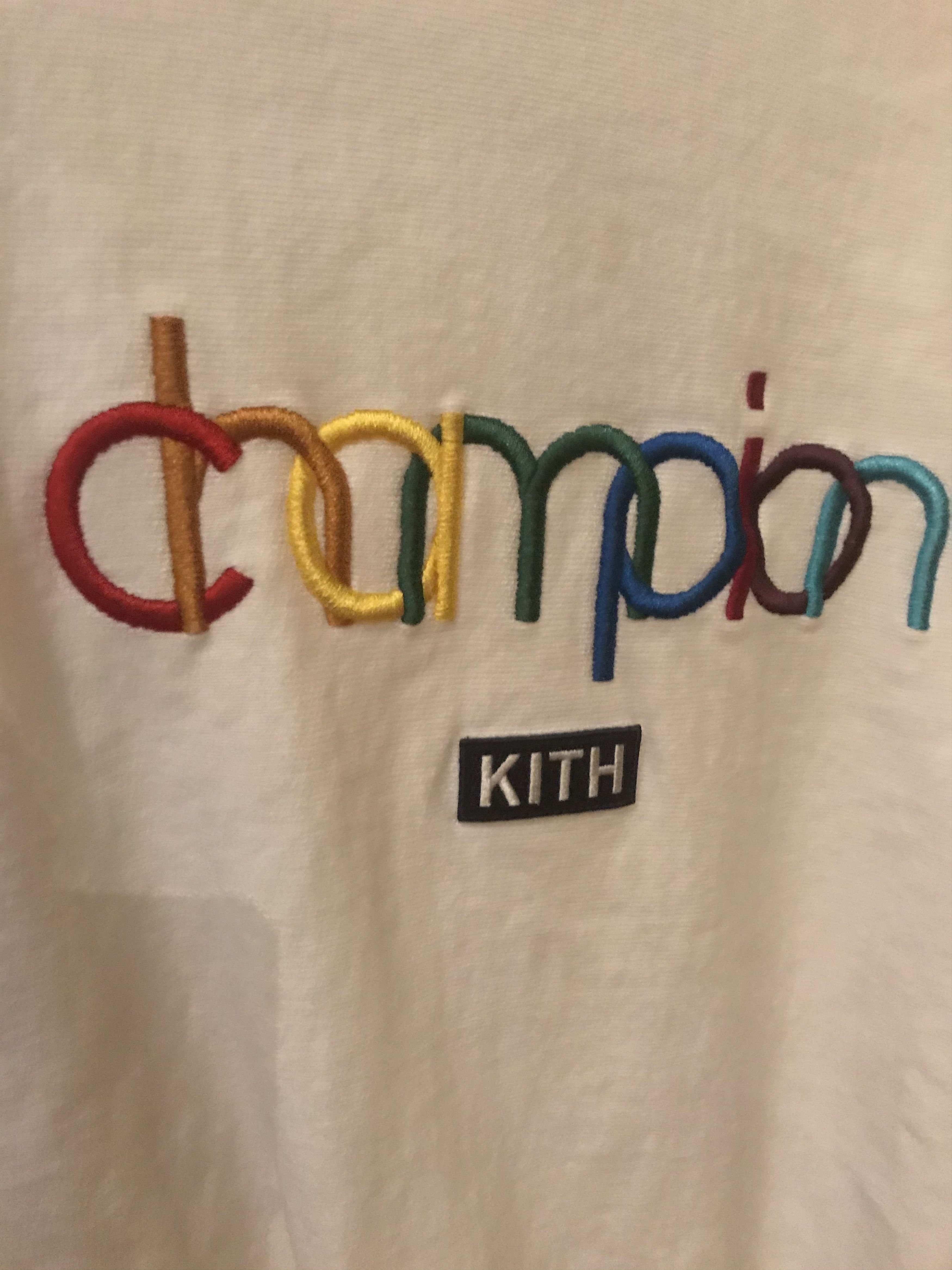 Champion × Kith 2017/18 Kith x Champion Double Logo Crewneck Size US L / EU 52-54 / 3 - 3 Thumbnail