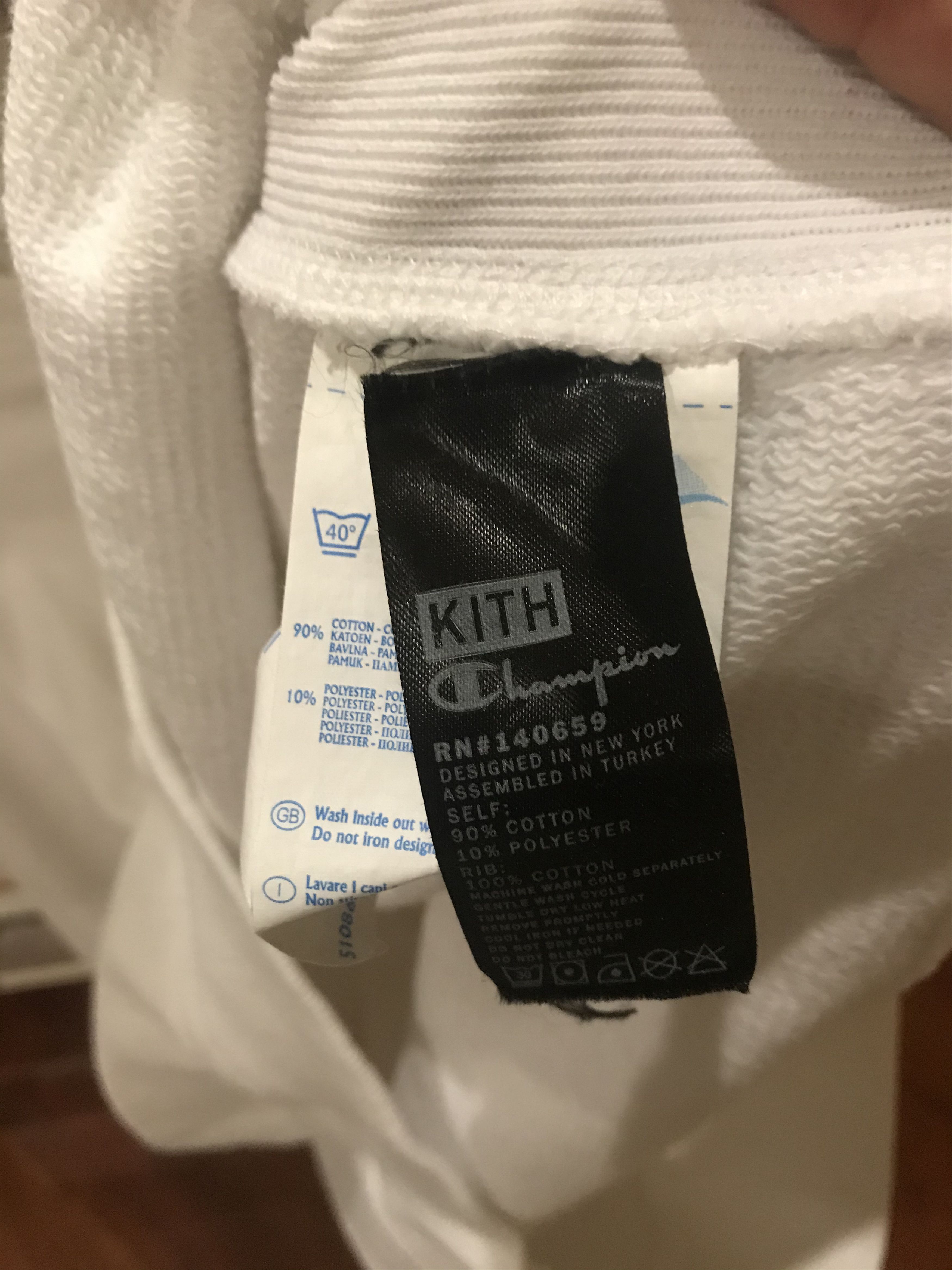 Champion × Kith 2017/18 Kith x Champion Double Logo Crewneck Size US L / EU 52-54 / 3 - 5 Thumbnail