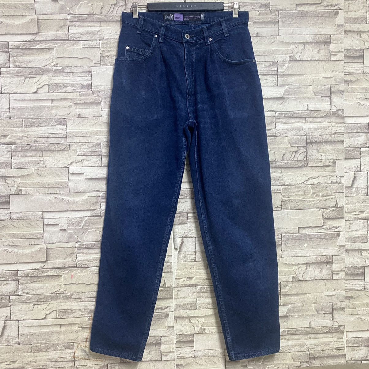 Levi's Vintage 90s Levis Silvertab Baggy Jeans 33x32 Size US 33 - 3 Thumbnail