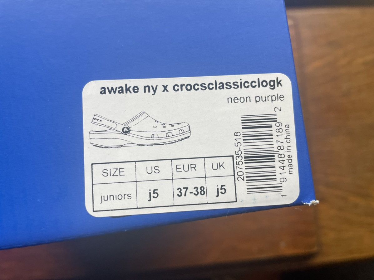 Awake NY × Crocs Awake NY X Crocs Classic Clog Sandals Junior 5 Size US 5 / EU 37 - 8 Thumbnail