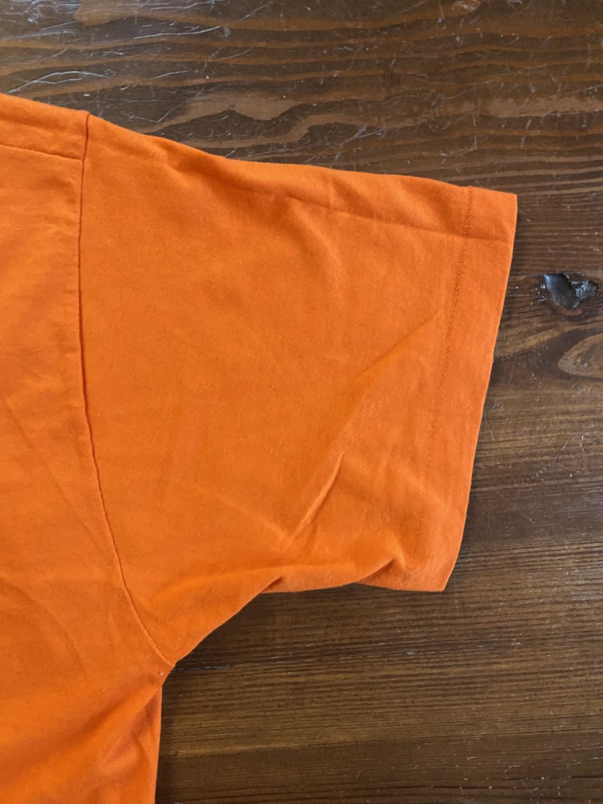 Vintage Vintage 80’s Ganja University Single Stitch Orange Tee Size US XL / EU 56 / 4 - 16 Thumbnail