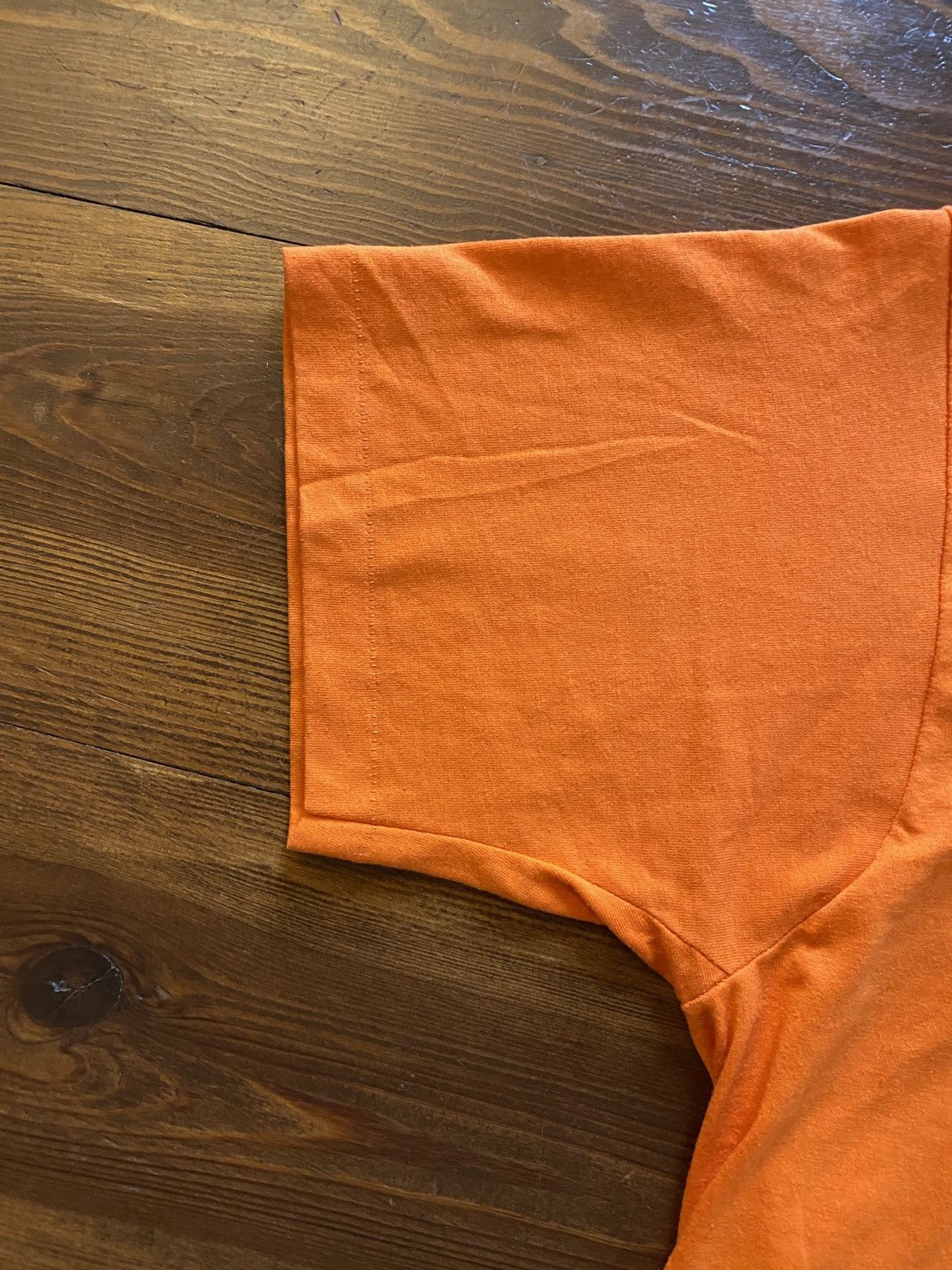 Vintage Vintage 80’s Ganja University Single Stitch Orange Tee Size US XL / EU 56 / 4 - 11 Thumbnail