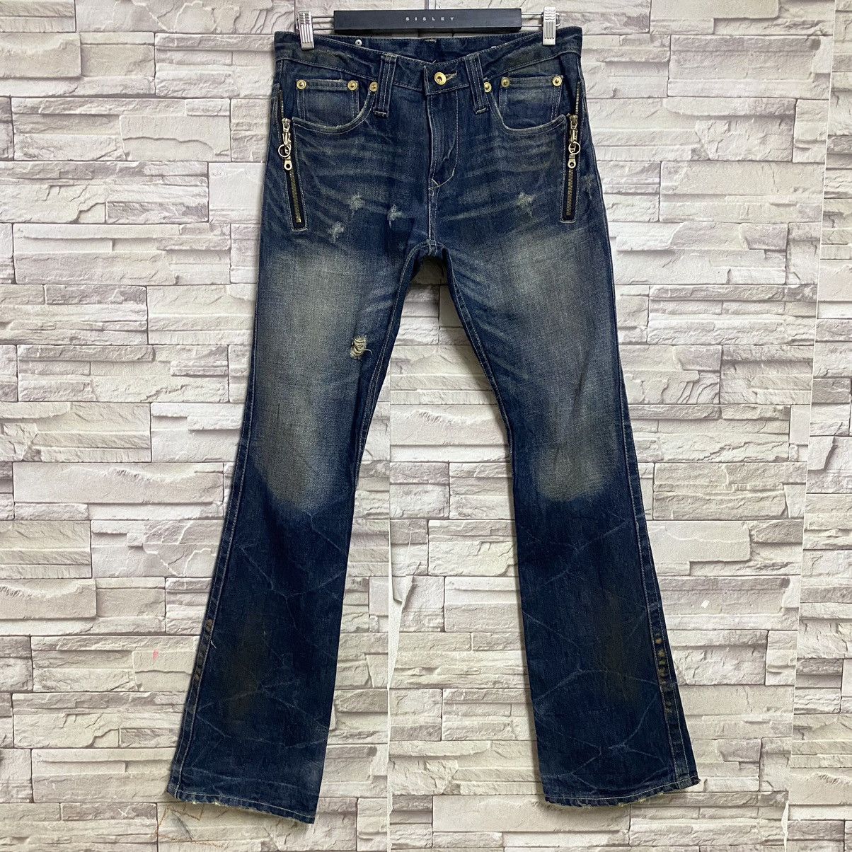semanticdesign Semantic Design Denim Flare Jeans Zipper Size US 32 / EU 48 - 3 Thumbnail