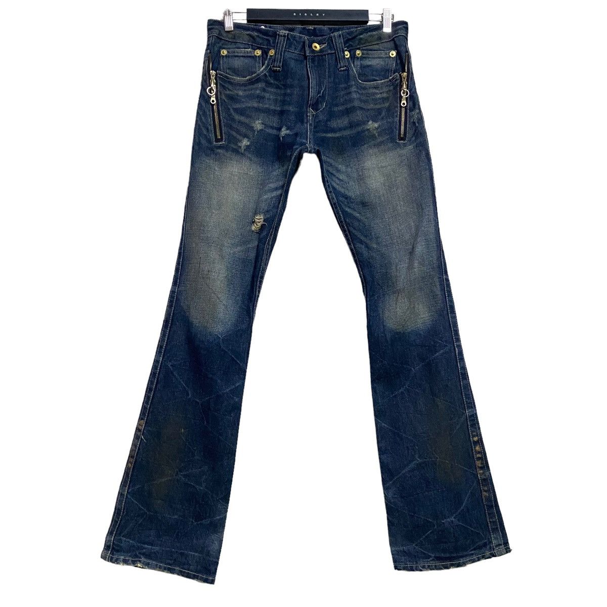 semanticdesign Semantic Design Denim Flare Jeans Zipper Size US 32 / EU 48 - 2 Thumbnail