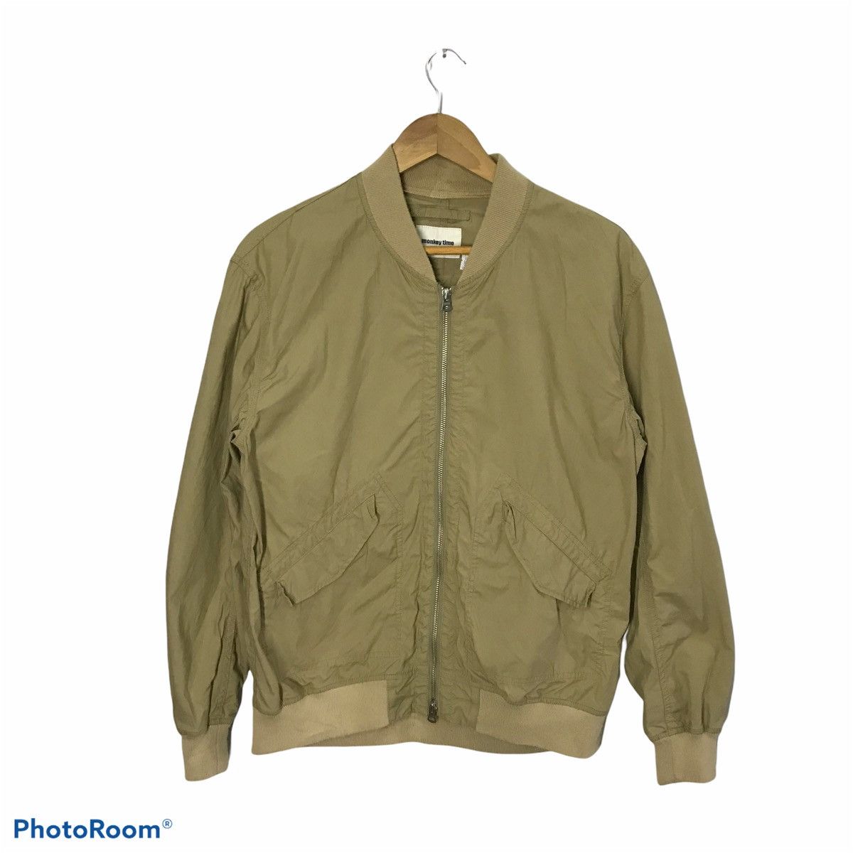 monkey time VINTAGE MONKEY TIME BROWN BOMBER JACKET MA-1 Size US M / EU 48-50 / 2 - 1 Thumbnail
