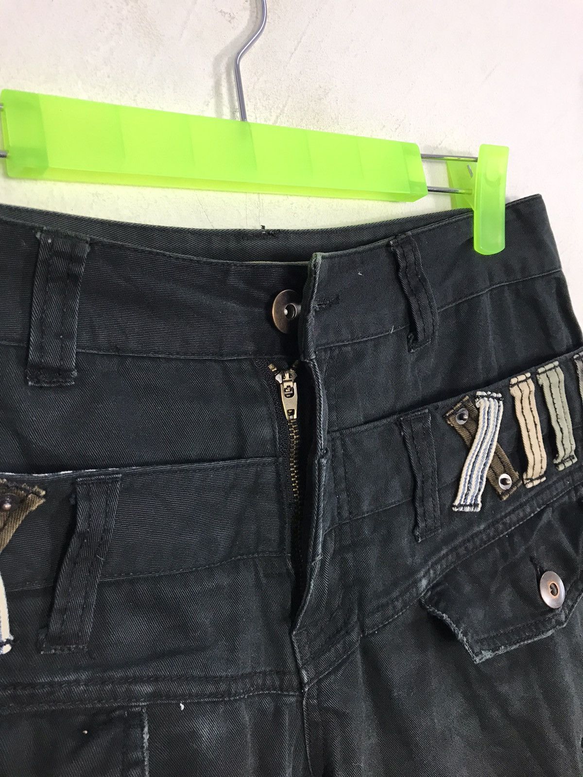 Japanese Brand × Vintage Denim Lab Black Jeans Double Waist Unisex K2279j Size US 29 - 6 Thumbnail